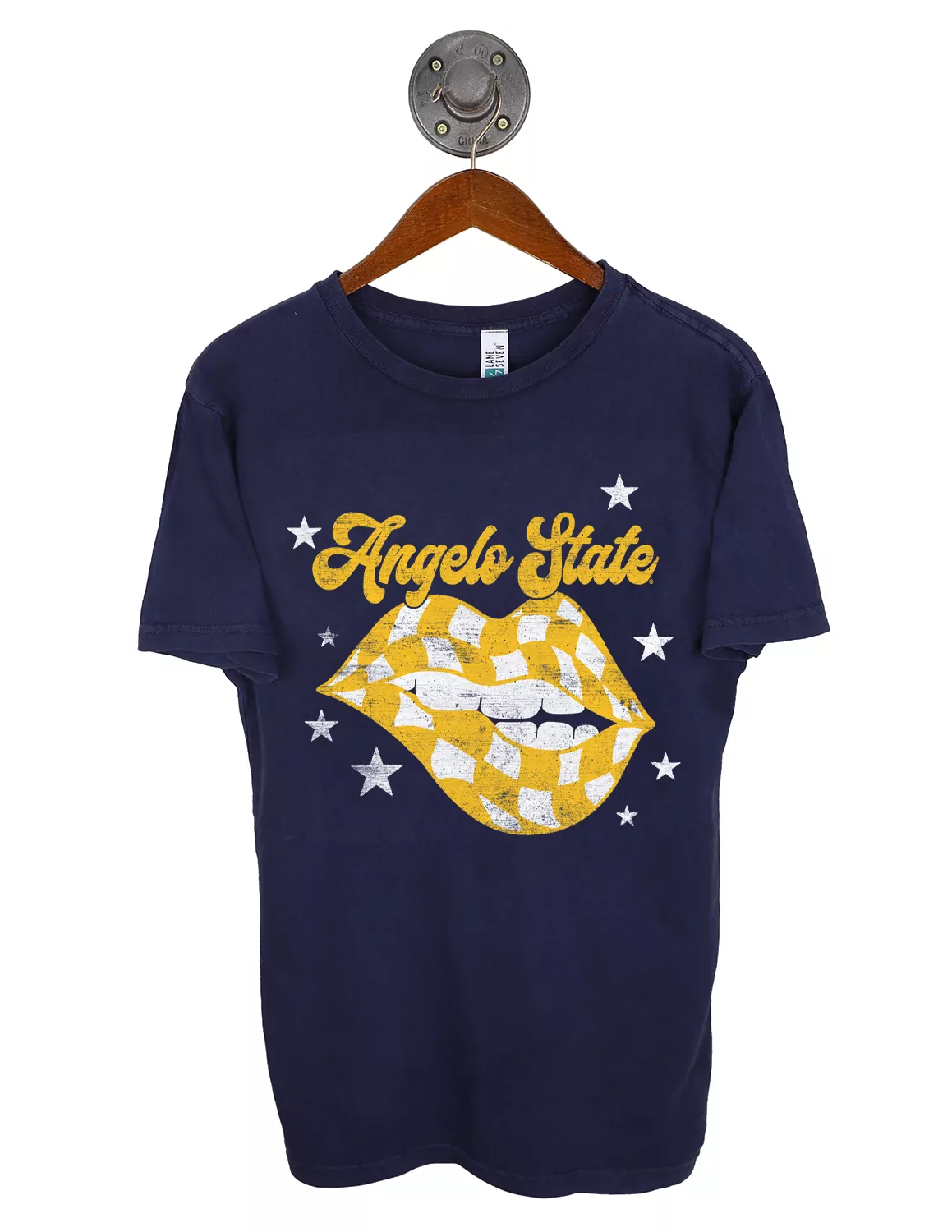 ASU Checkered Lips Short Sleeve