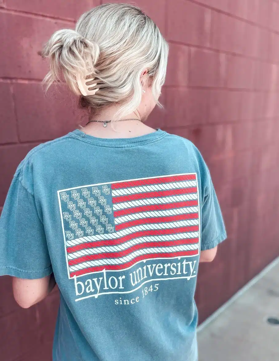 BU American Flag Short Sleeve - Image 5