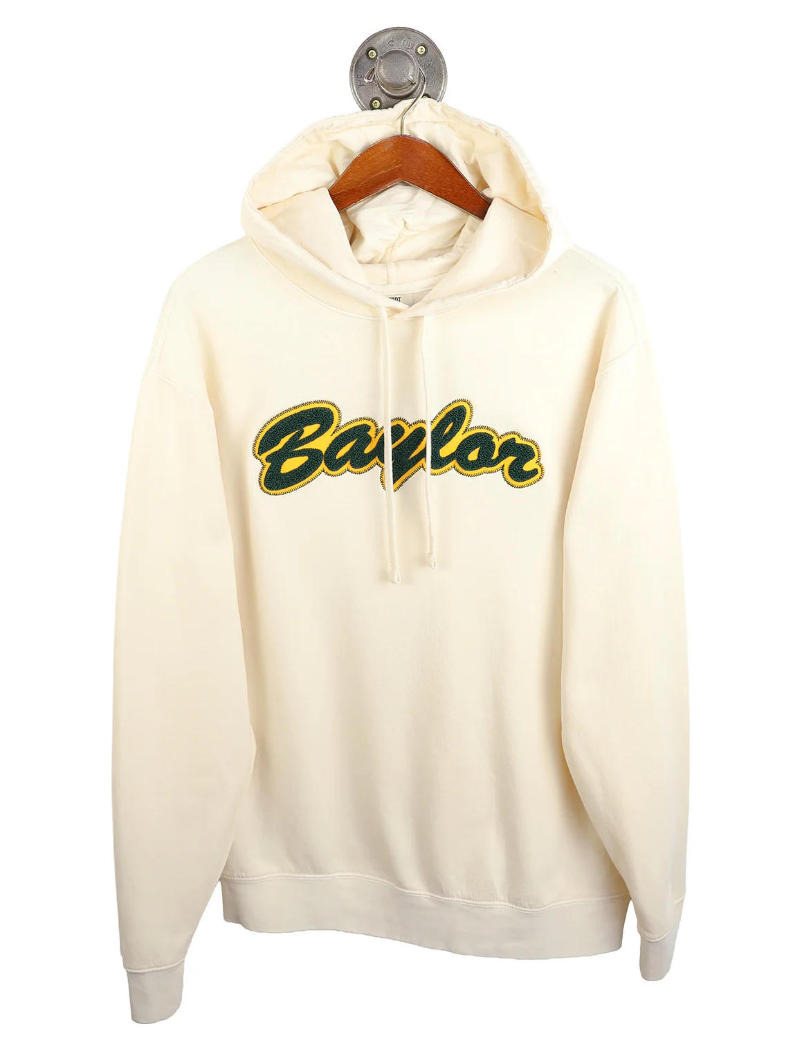 BU Chenille Brush Script Hoodie