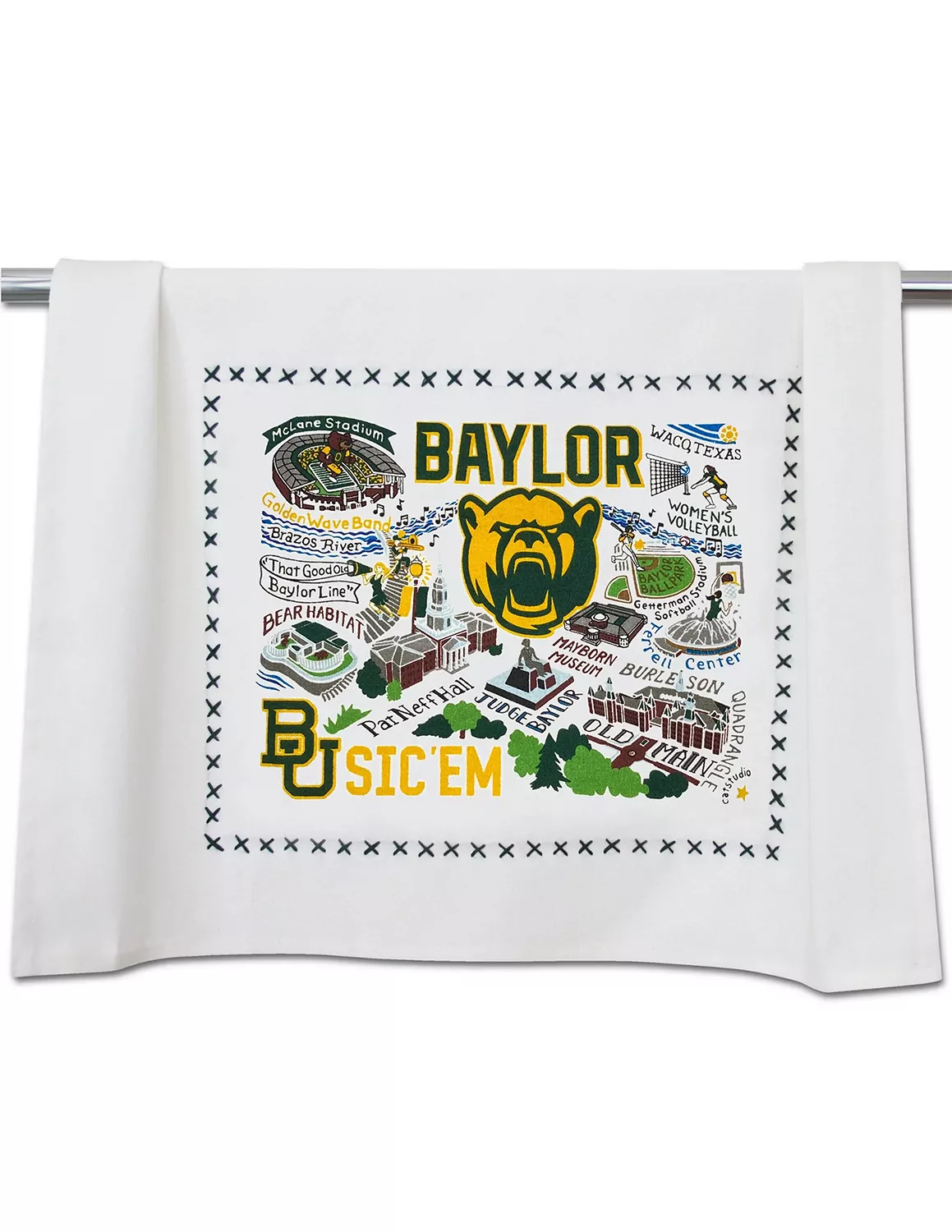 BU Collegiate Dish Towel