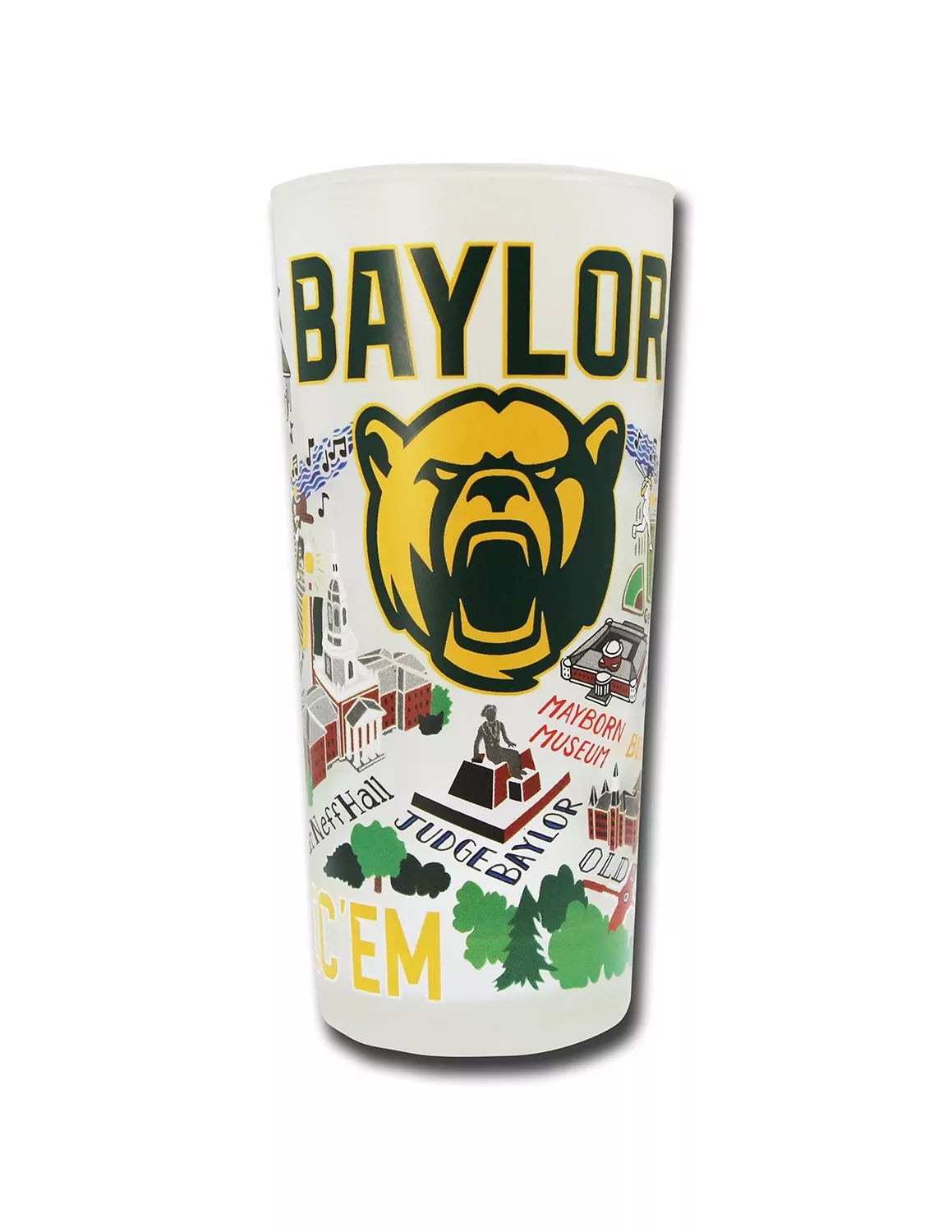 BU Collegiate Drinking Glass