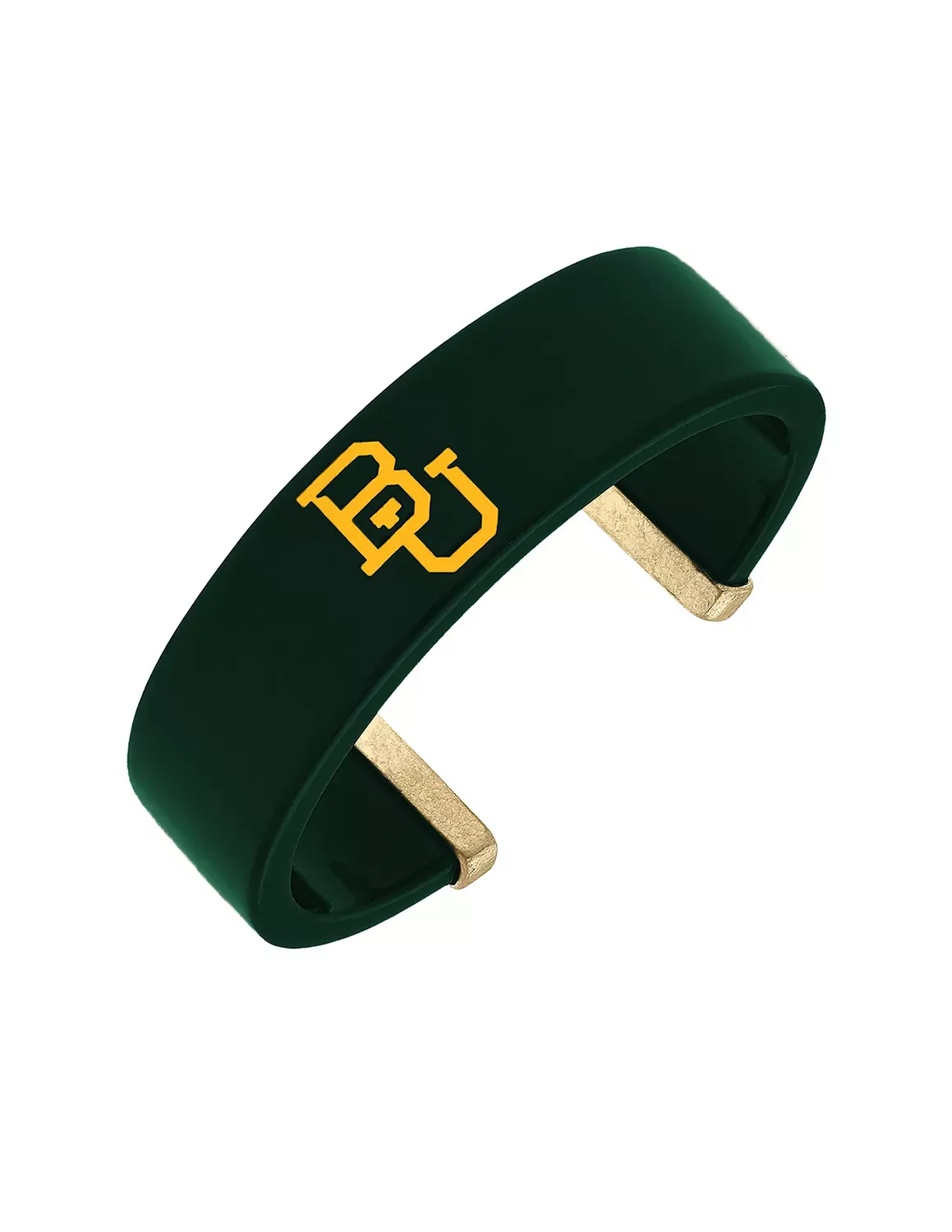 BU Enamel Resin Logo Cuff