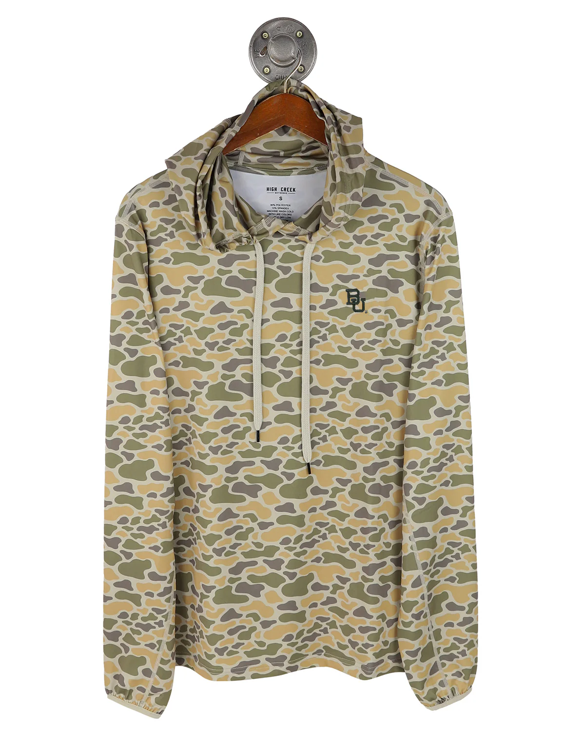 BU G Interlocking BU Long Hollow Performance Hoodie