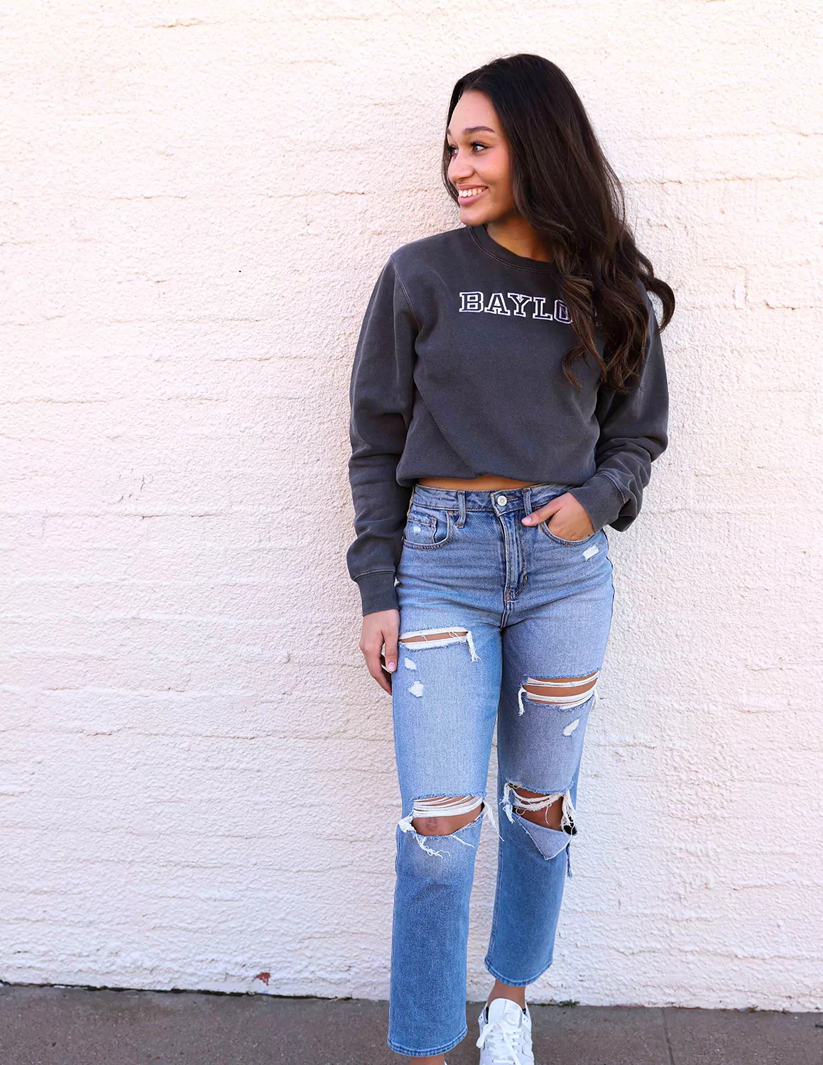 BU G Varsity Stitch Crewneck - Image 5