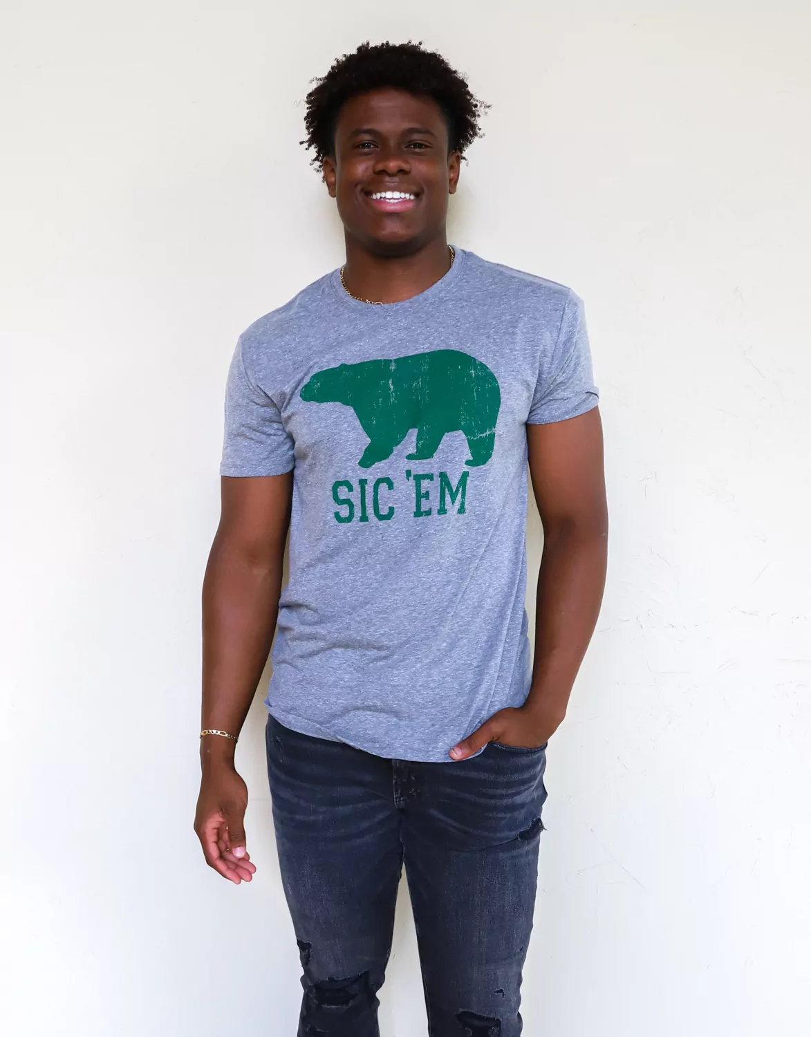 BU Sic 'Em Vintage Style Short Sleeve - Image 2