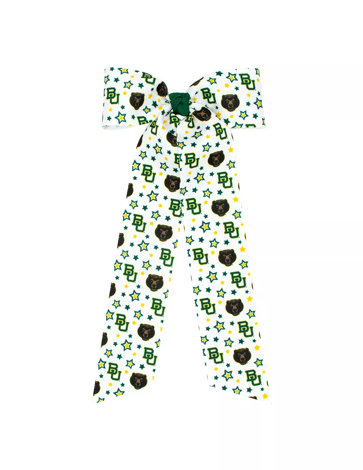 BU Stream Tail Tie Hair Bow