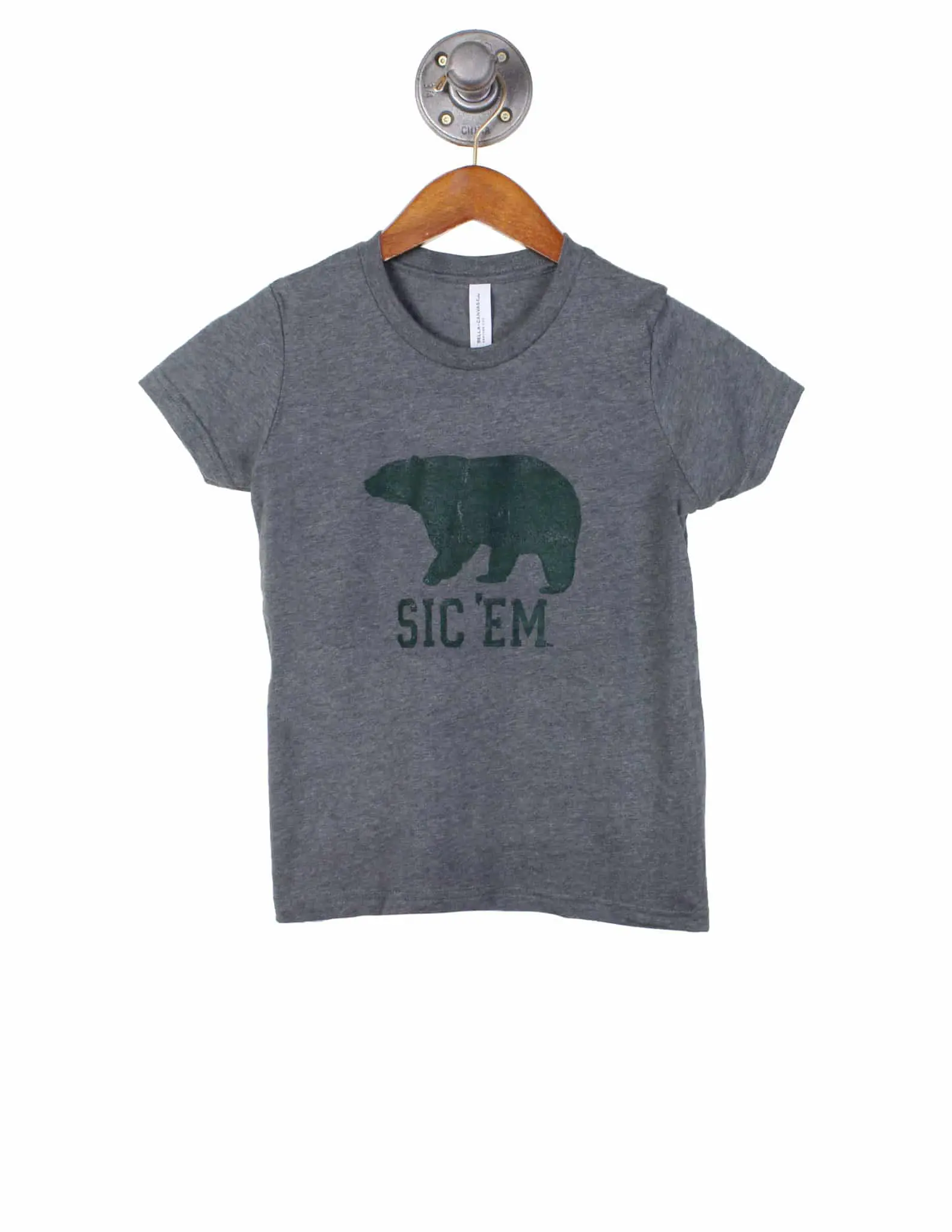 BU Youth Sic Em Vintage Style Short Sleeve