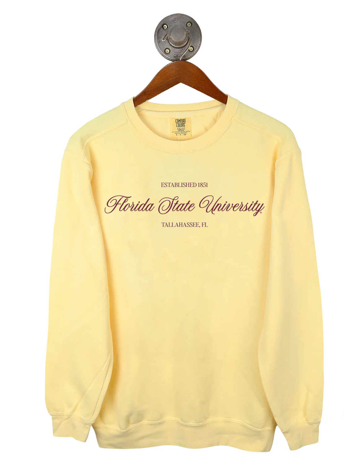 FSU Elegant Script Crewneck - Image 2