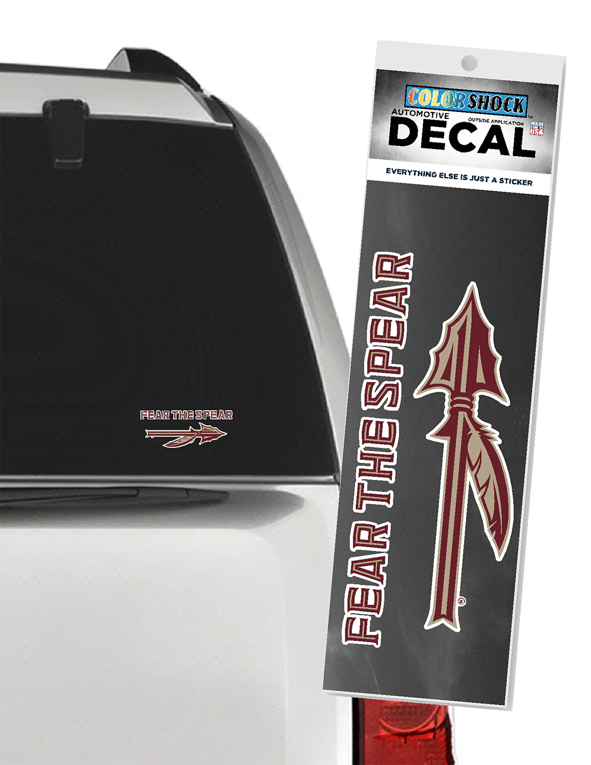 FSU Fear The Spear Car Decal
