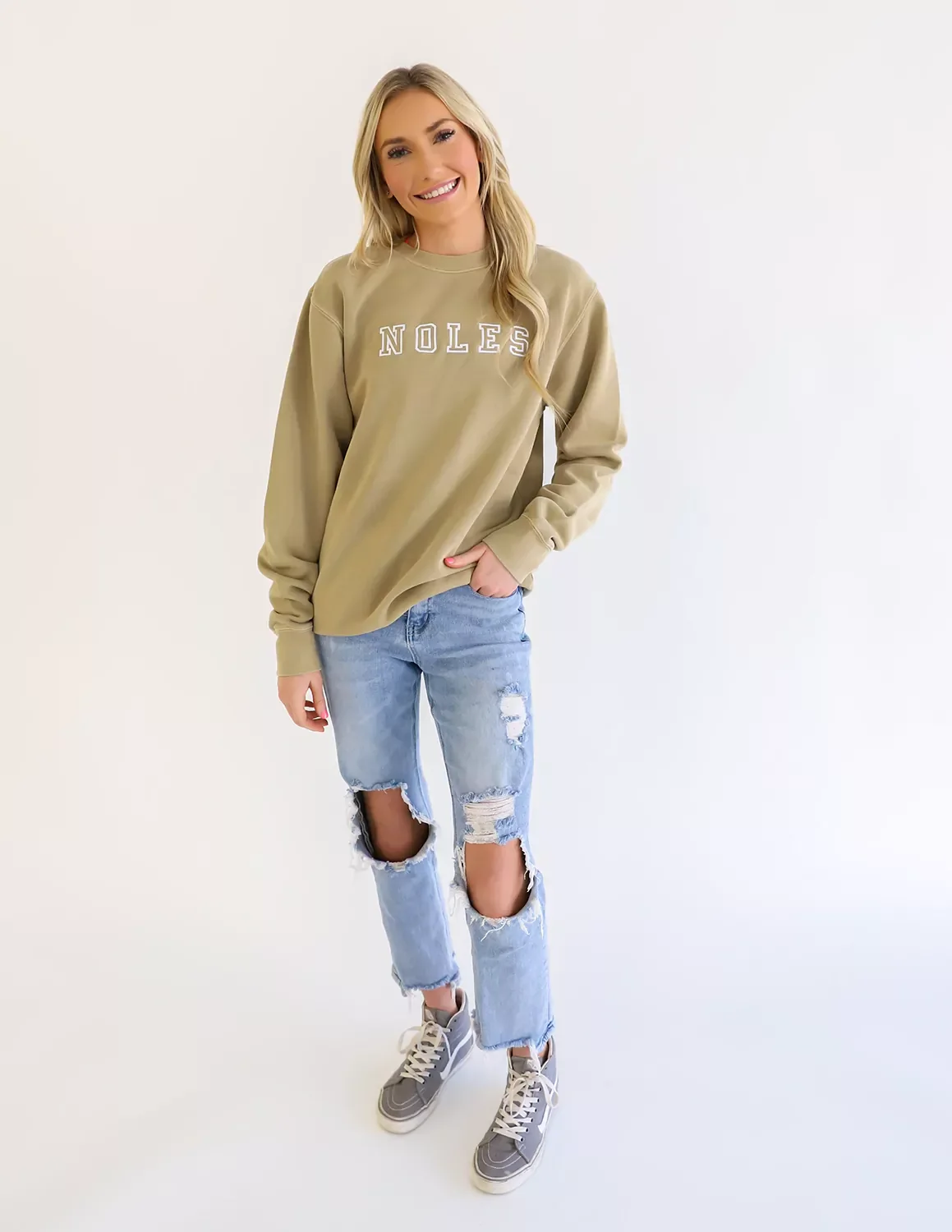 FSU G Varsity Stitch Crewneck - Image 6