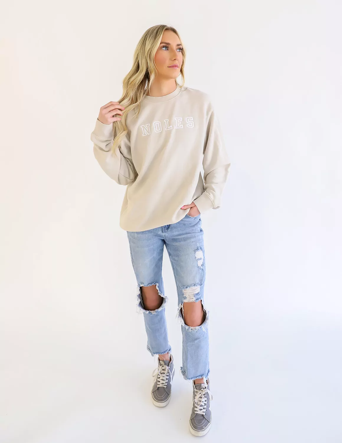 FSU G Varsity Stitch Crewneck - Image 8