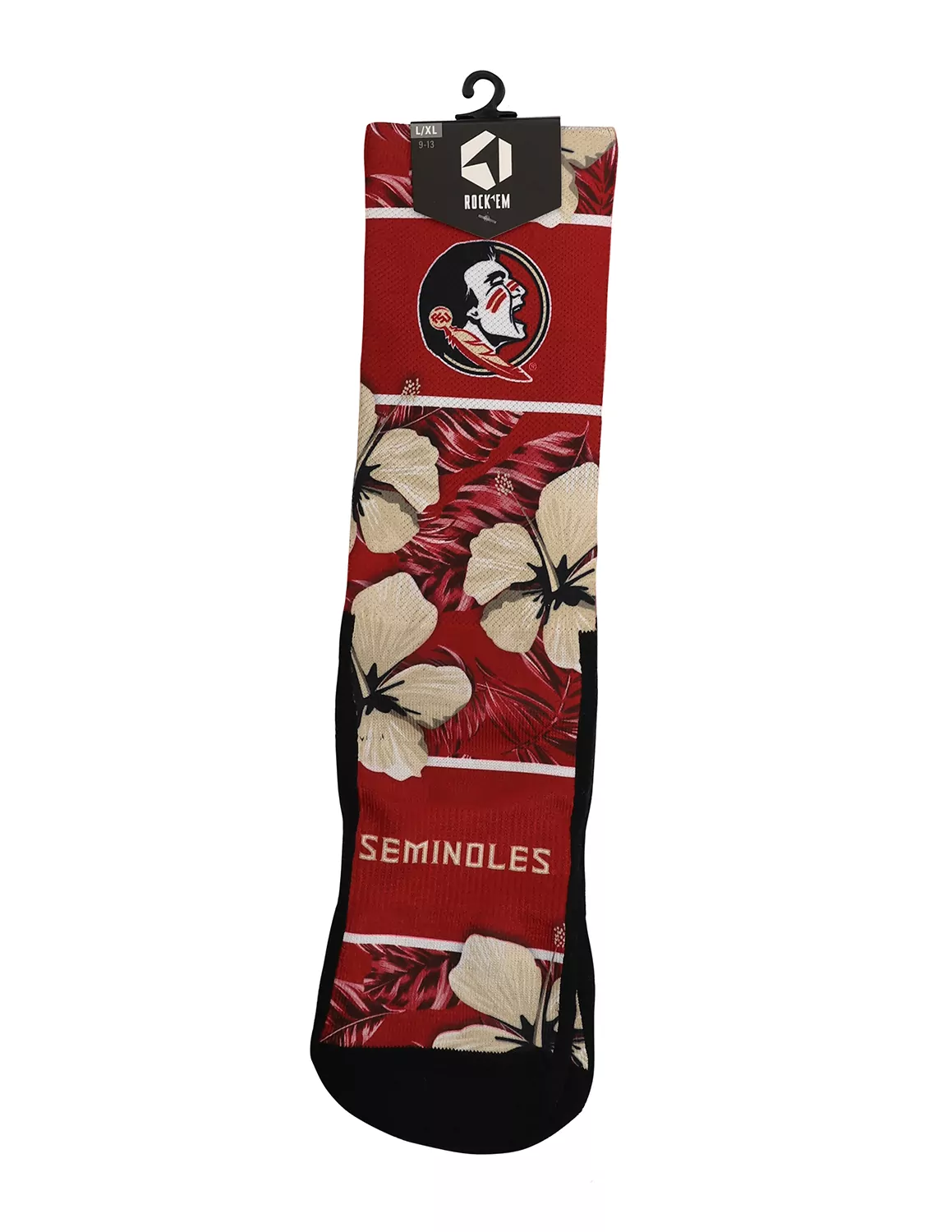 FSU Hawaiian Floral Socks