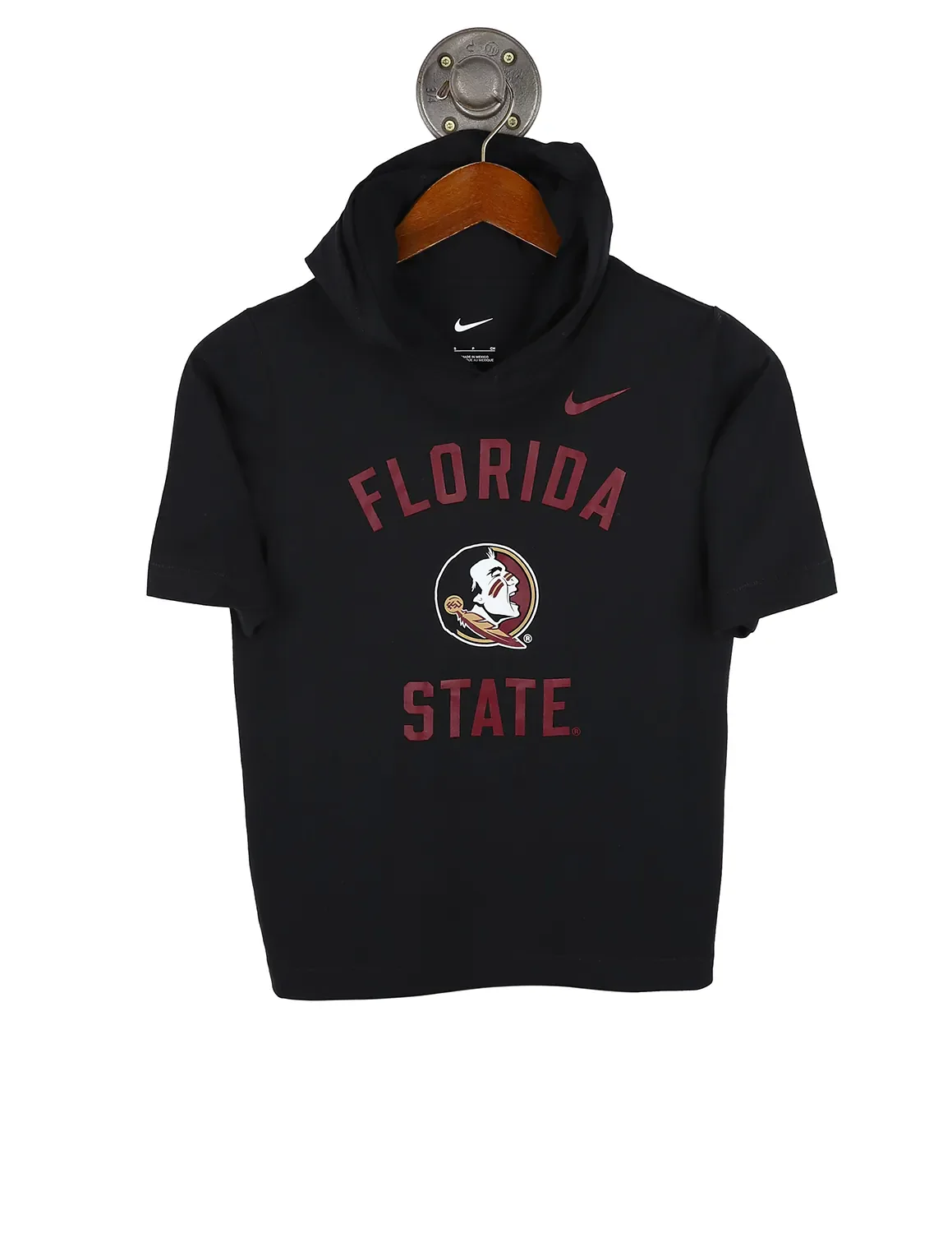 FSU Nike Youth Core Cotton Hooded T-Shirt