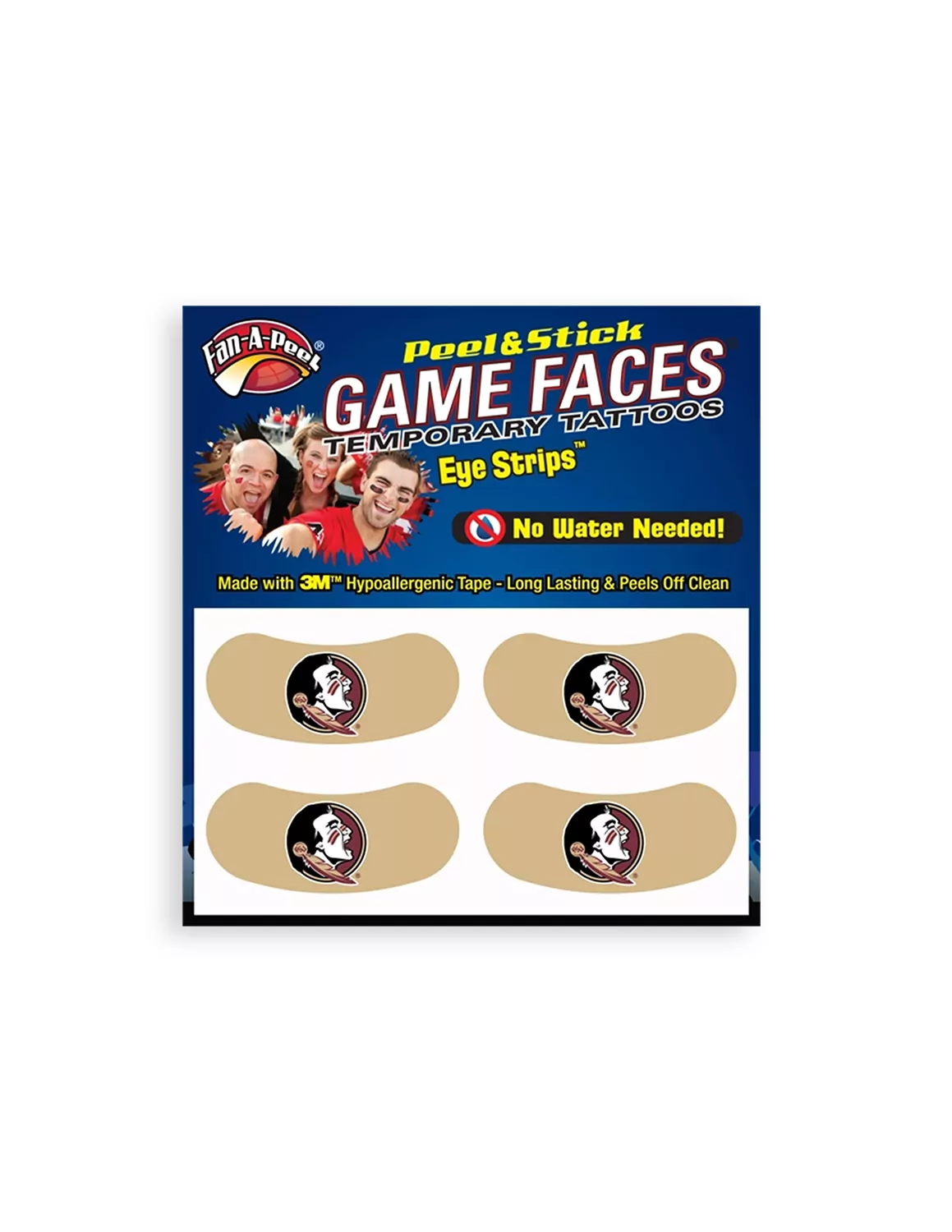 FSU Peel & Stick Eye Blacks