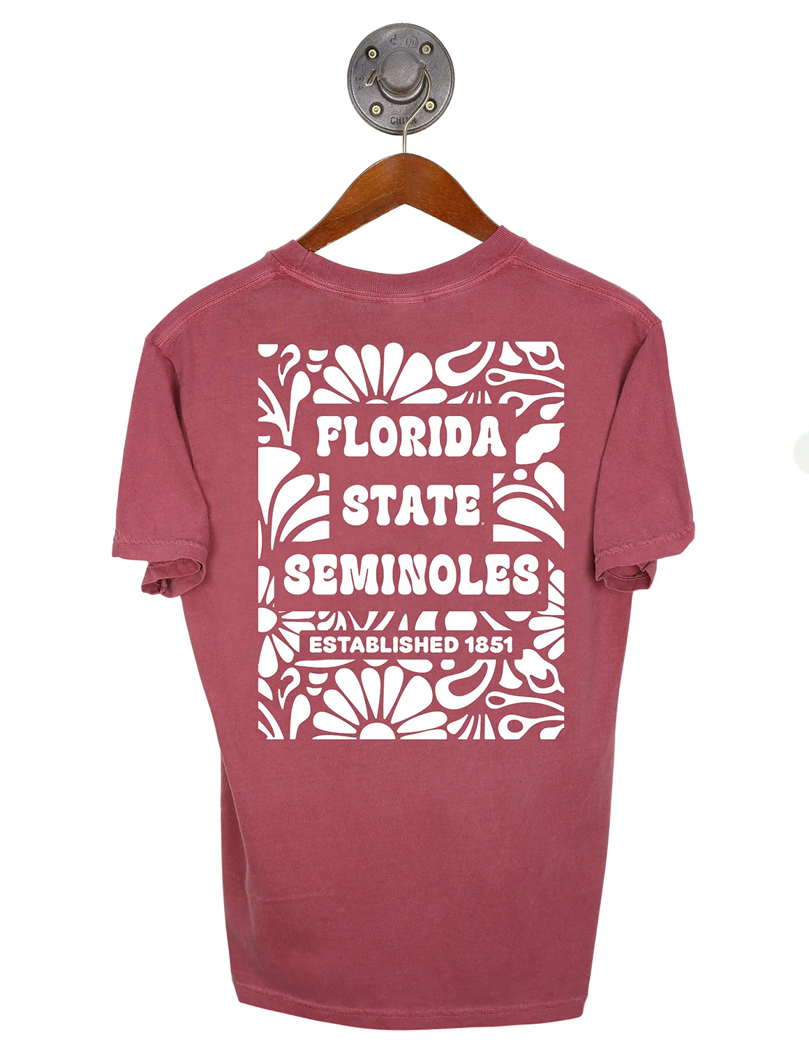 FSU Puff Groovy Floral Short Sleeve