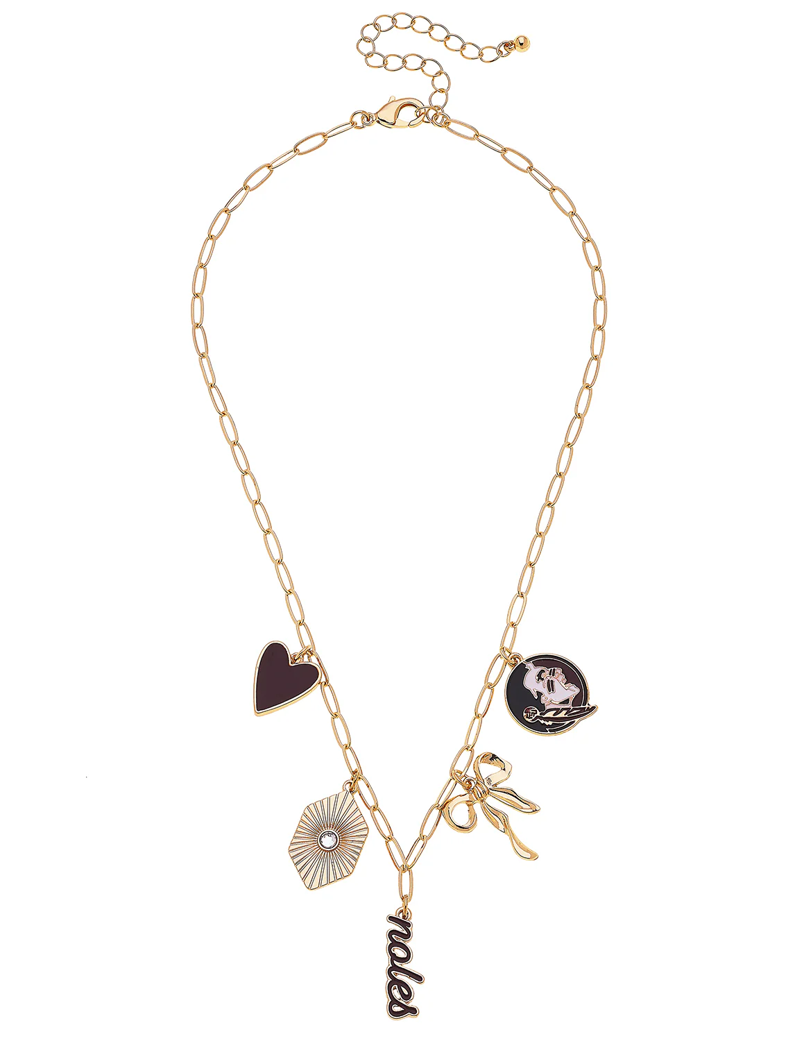 FSU Seminoles Paper Clip Charm Collector Necklace