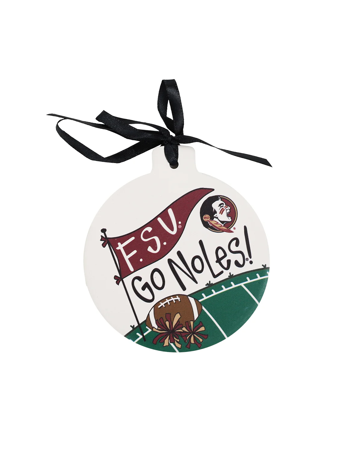FSU Stone Ornament