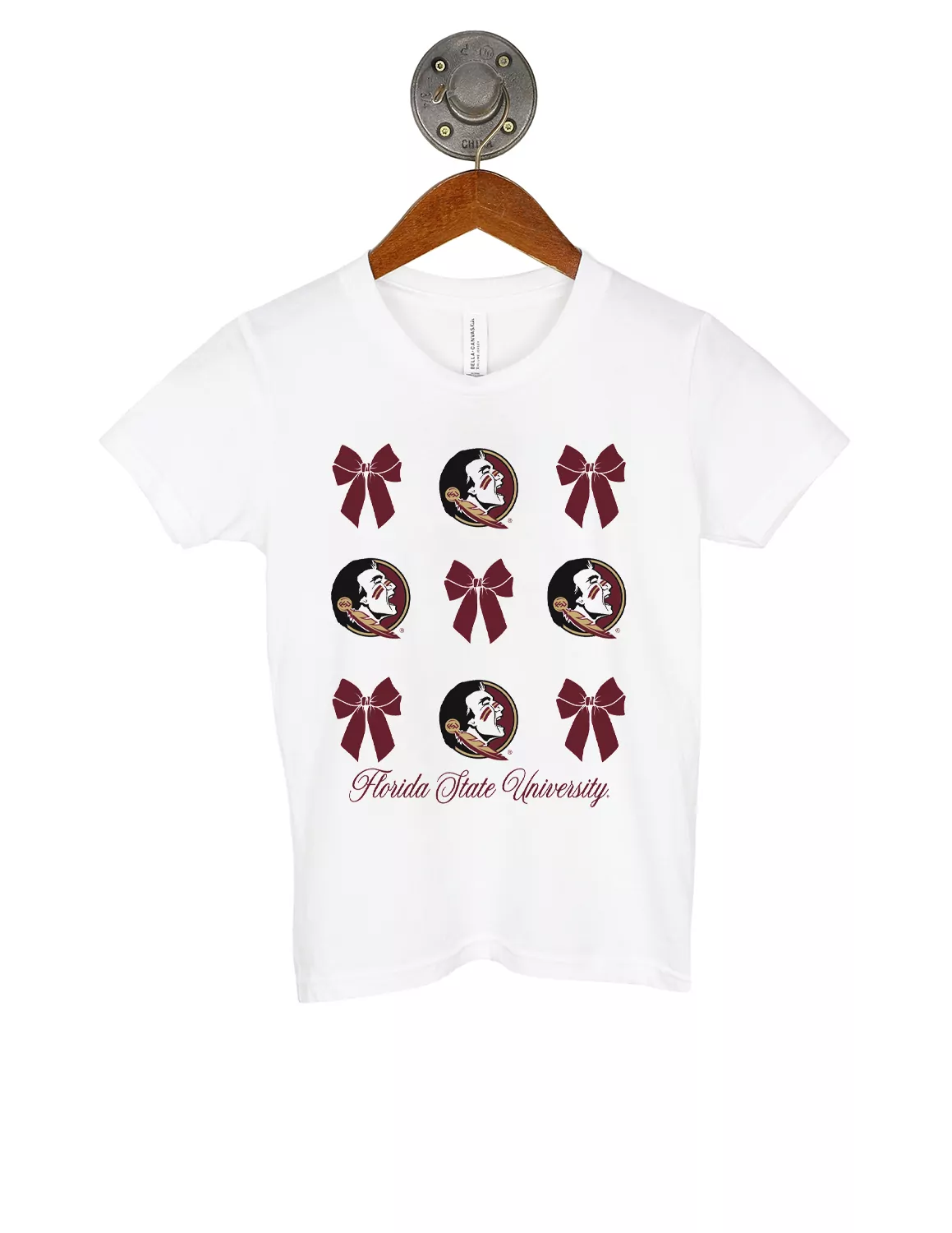 FSU Youth Bow On Bow Short Sleeve