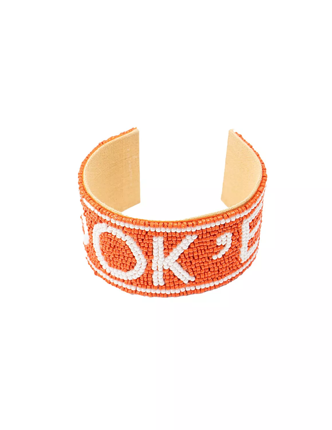 Hook 'Em Beaded Cuff Bracelet - Image 2