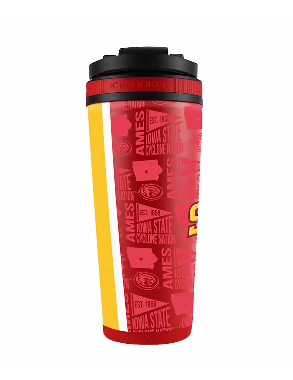 ISU 26oz. Stainless Steel Ice Shaker Bottle - Image 2