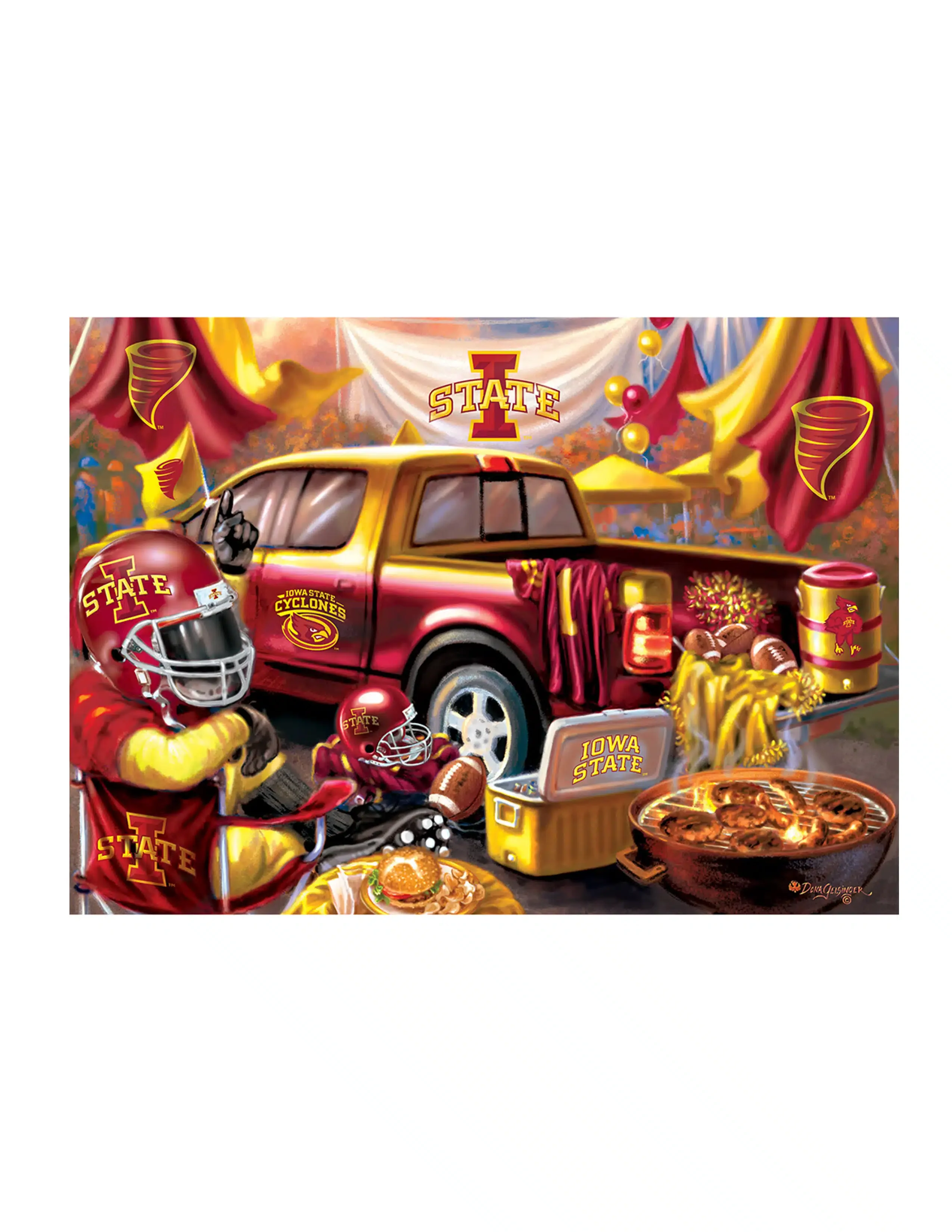ISU Gameday 1000 Piece Puzzle - Image 2
