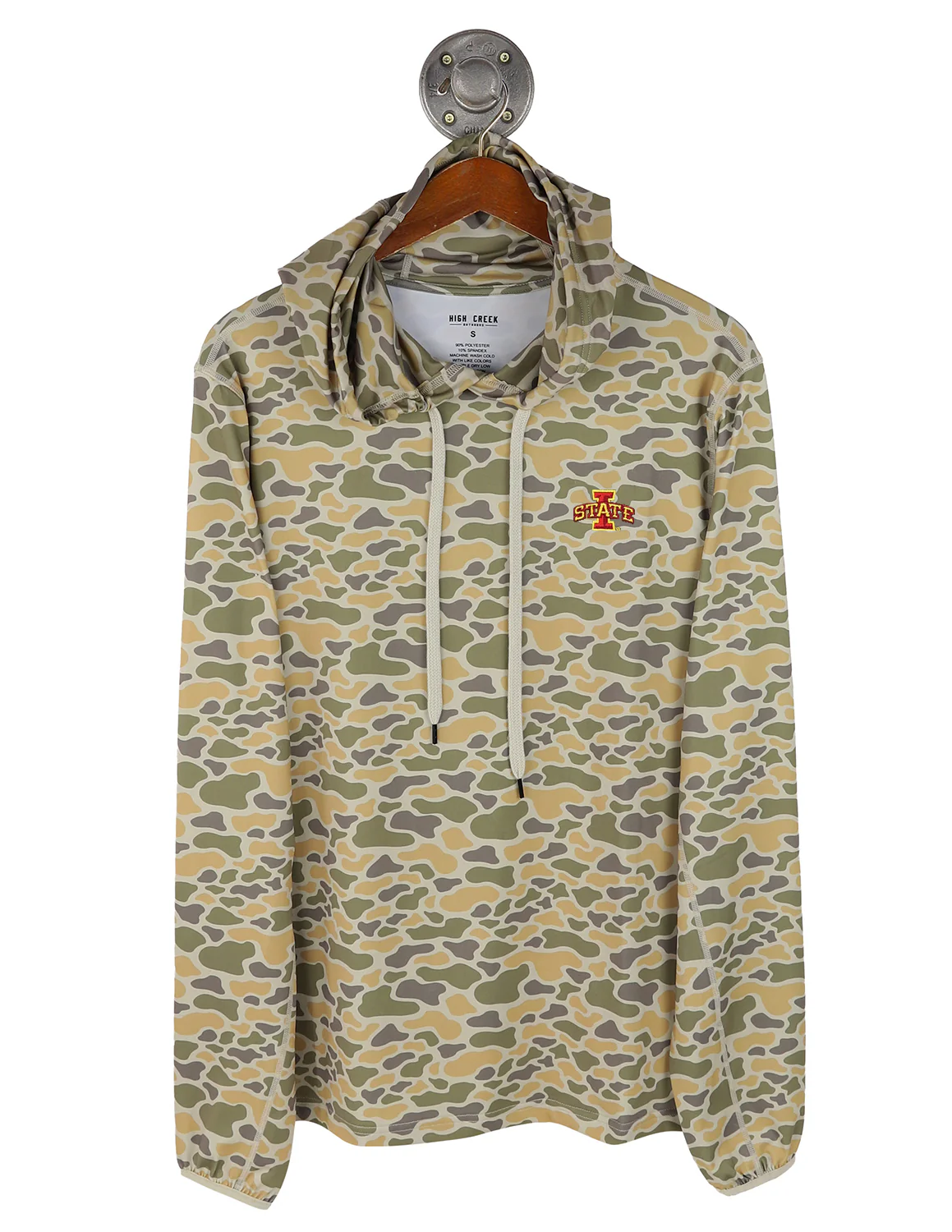 ISU I-State Long Hollow Performance Hoodie