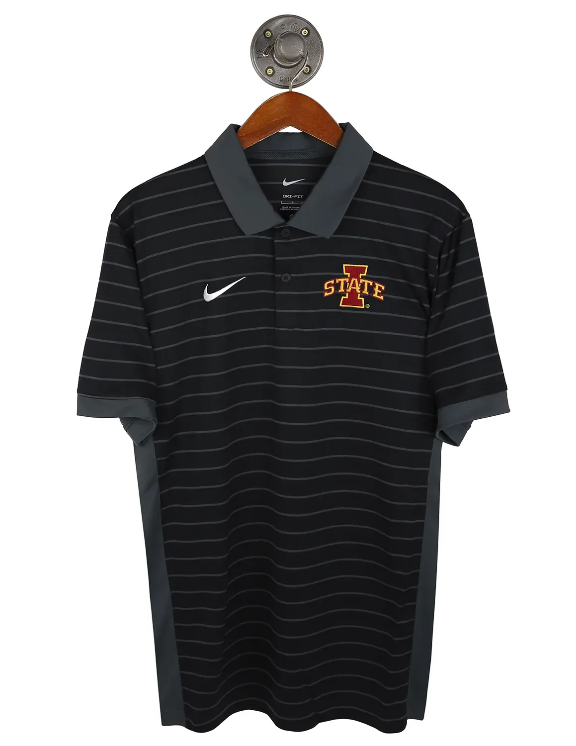 ISU Sideline Victory Stripe Polo
