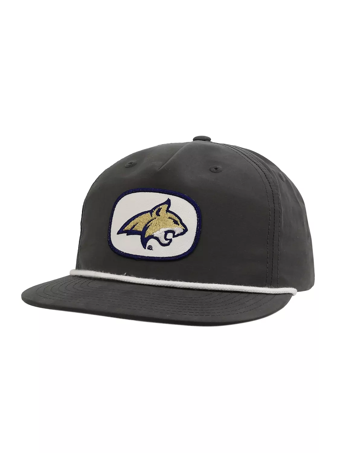 MSU P Bobcat Logo Patch Hat