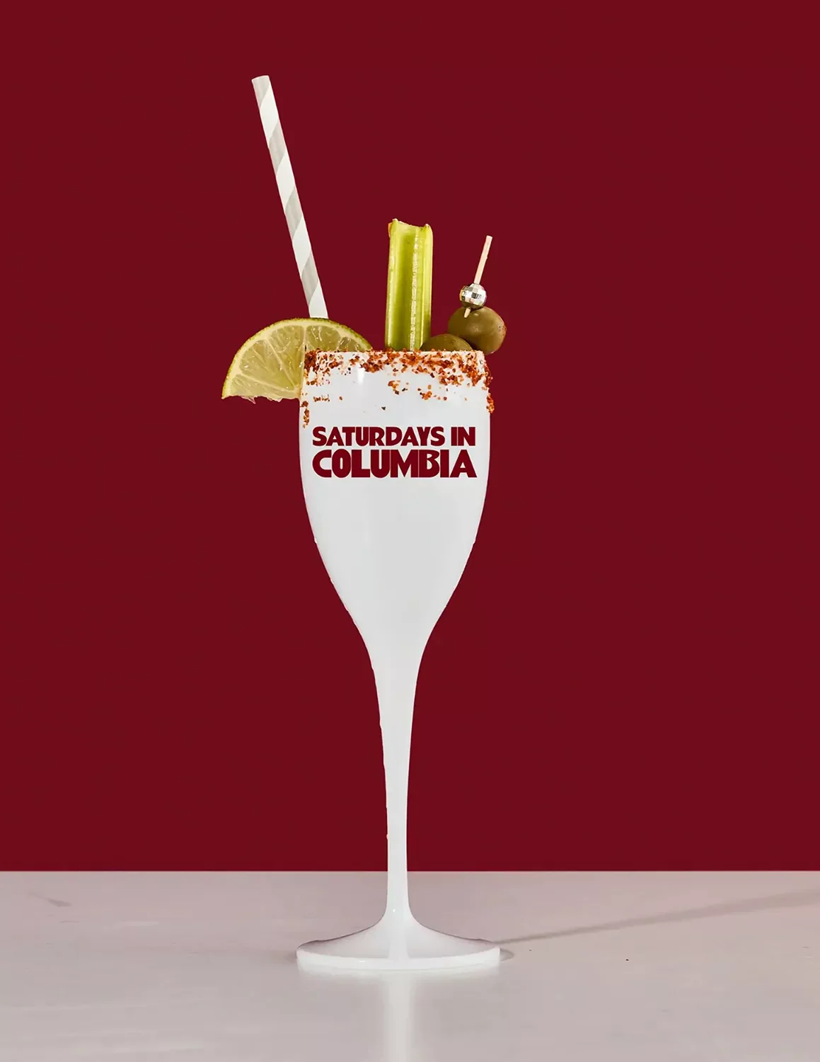 Saturdays In Columbia Champagne Flute - Image 2