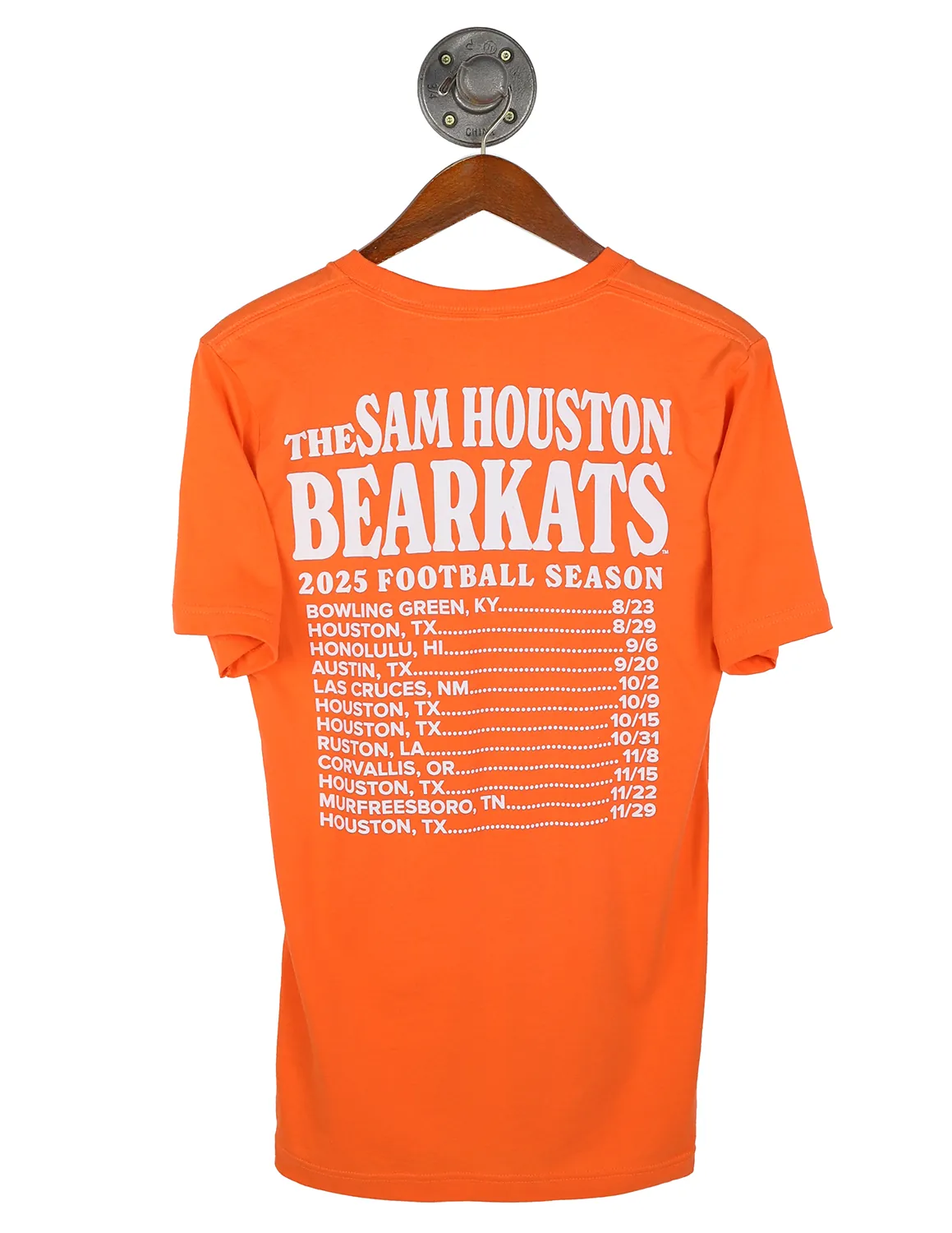 SHSU FB Schedule 2025 Short Sleeve