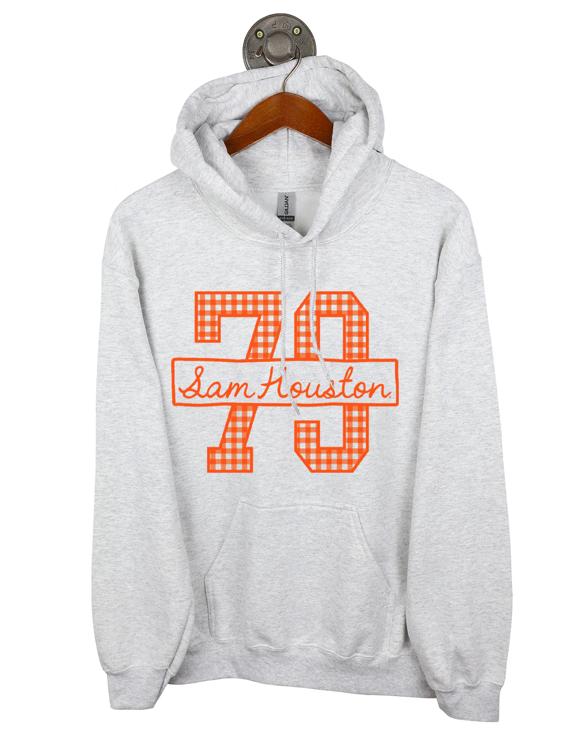 SHSU Gingham Initials Hoodie