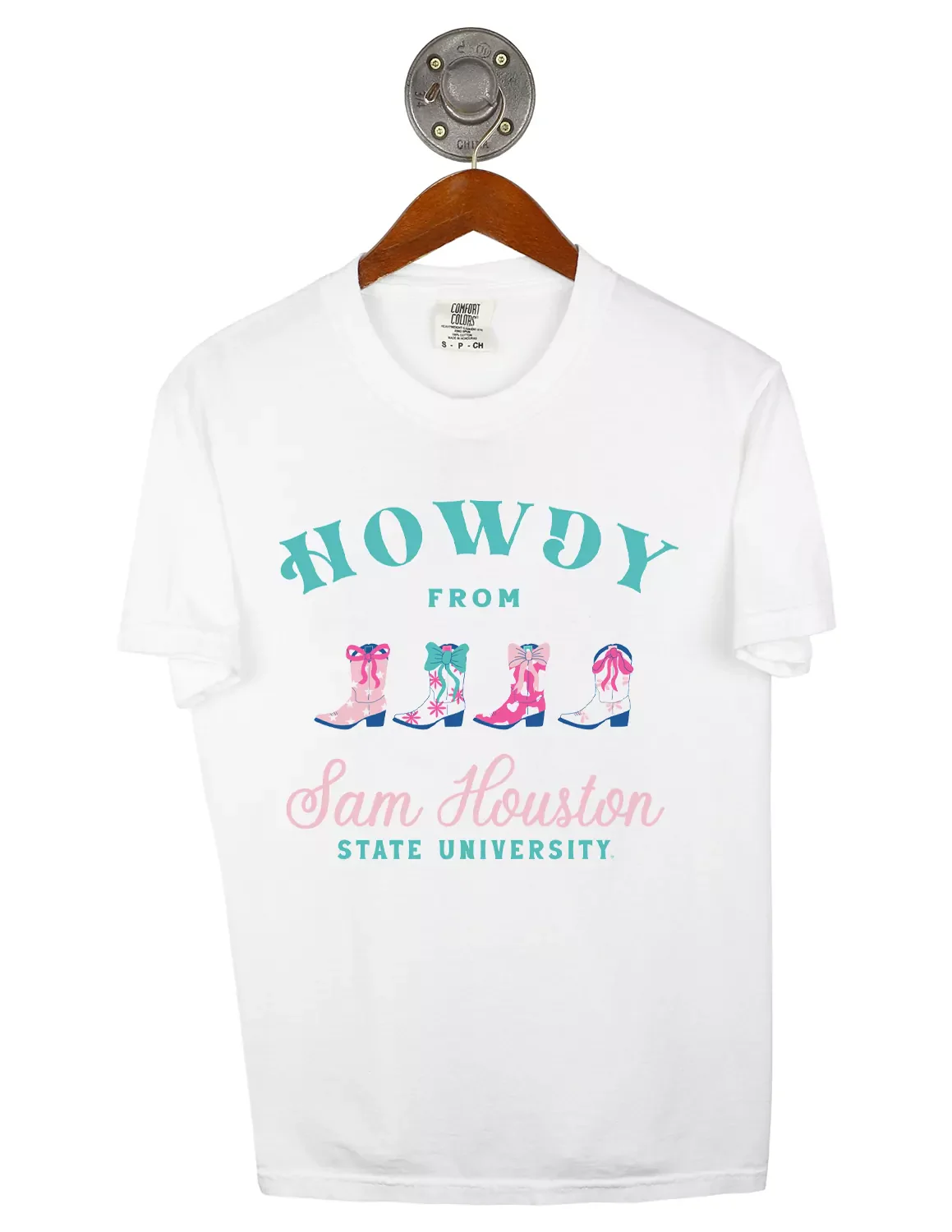 SHSU Howdy Boots Short Sleeve