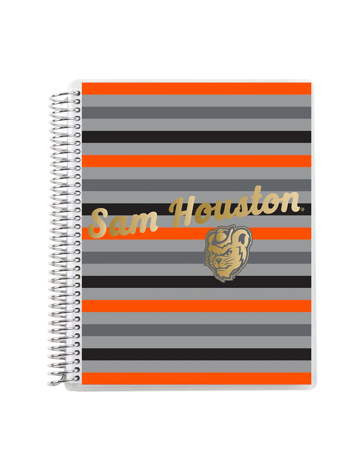 SHSU Metallic Coiled 7"x9" Notebook