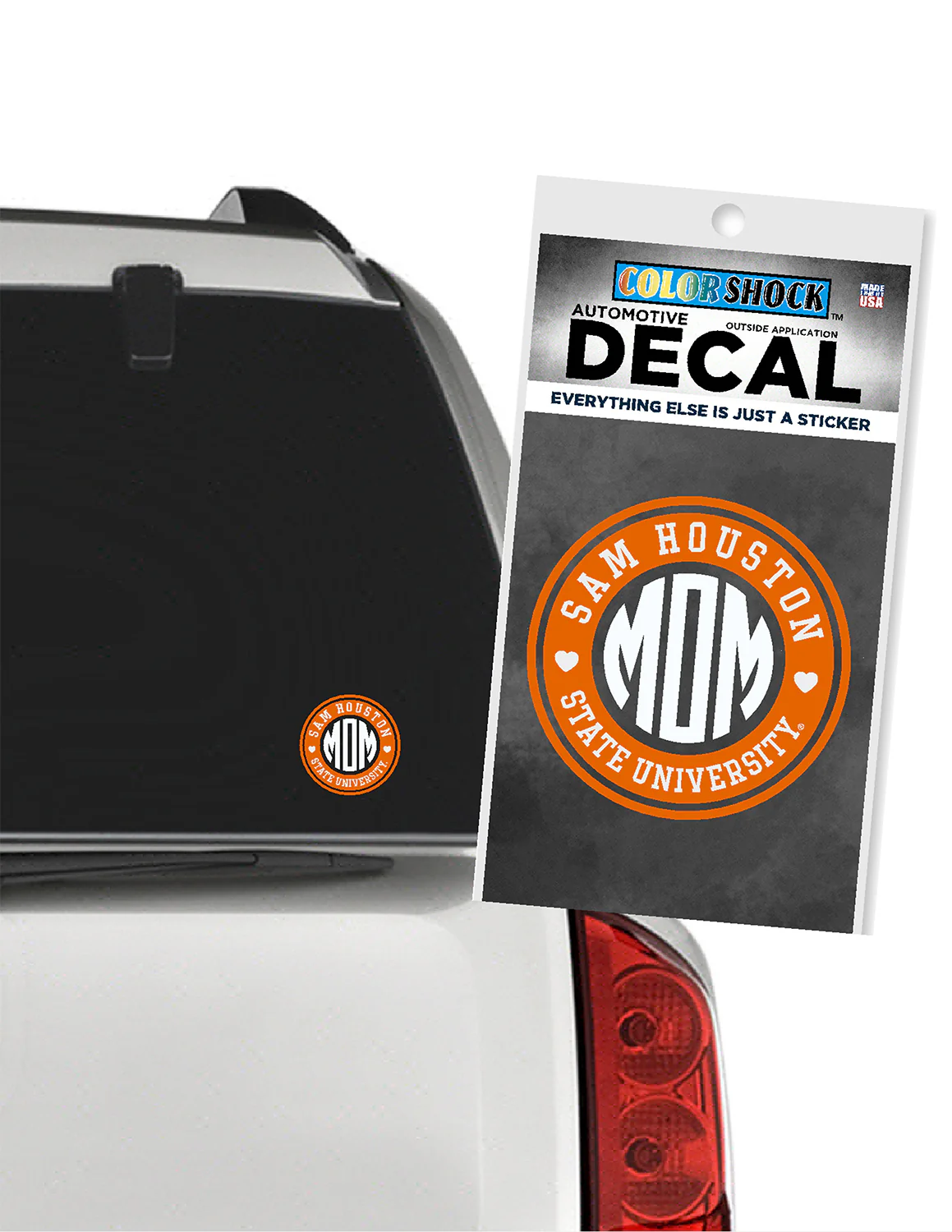 SHSU Mom Circle of Love Car Decal