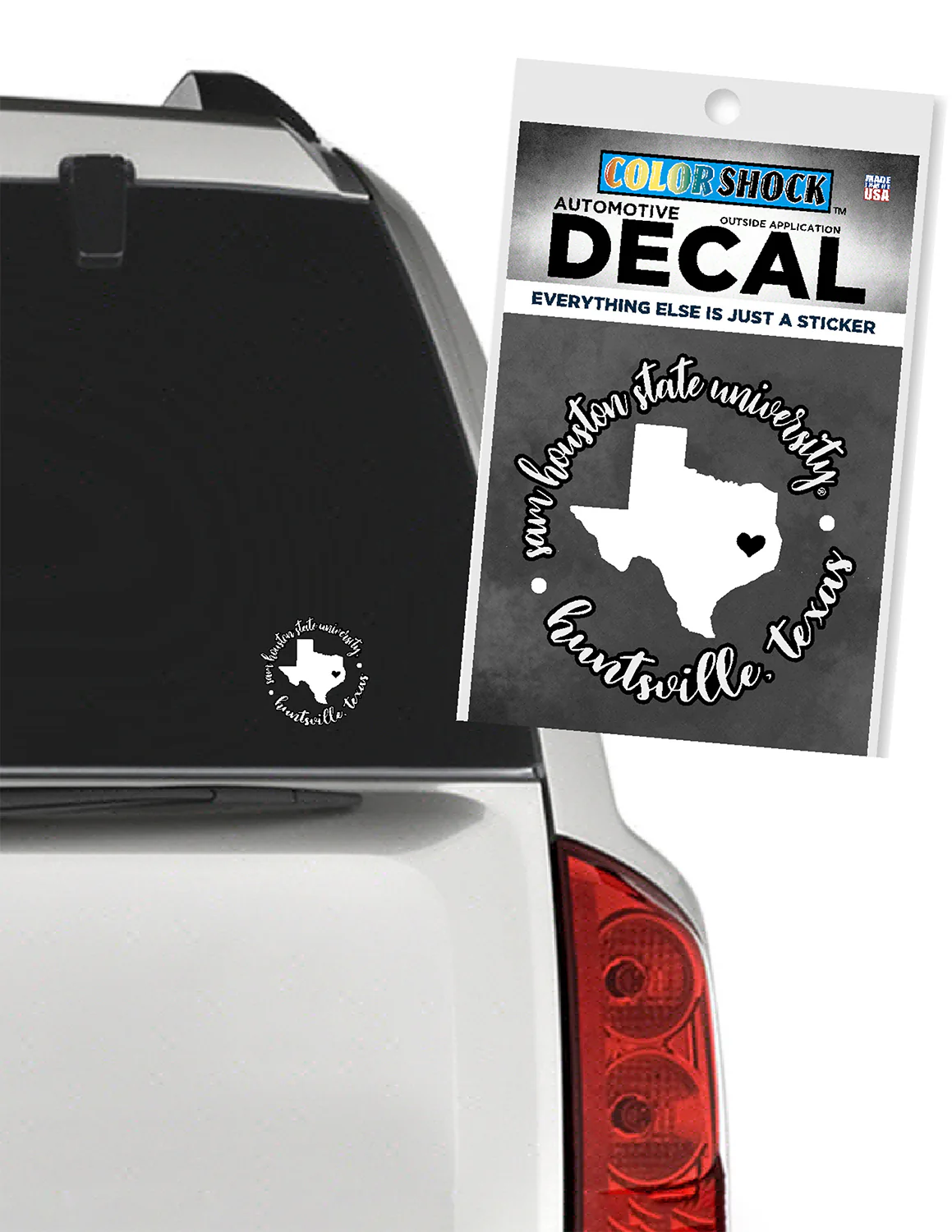 SHSU Round Huntsville Car Decal