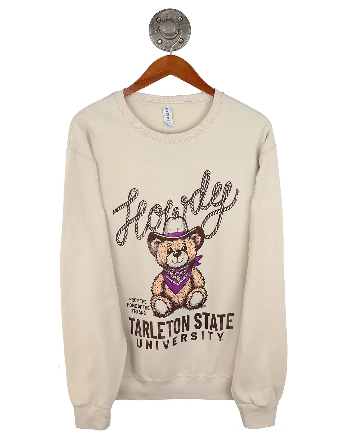 TSU Howdy Bear Crewneck