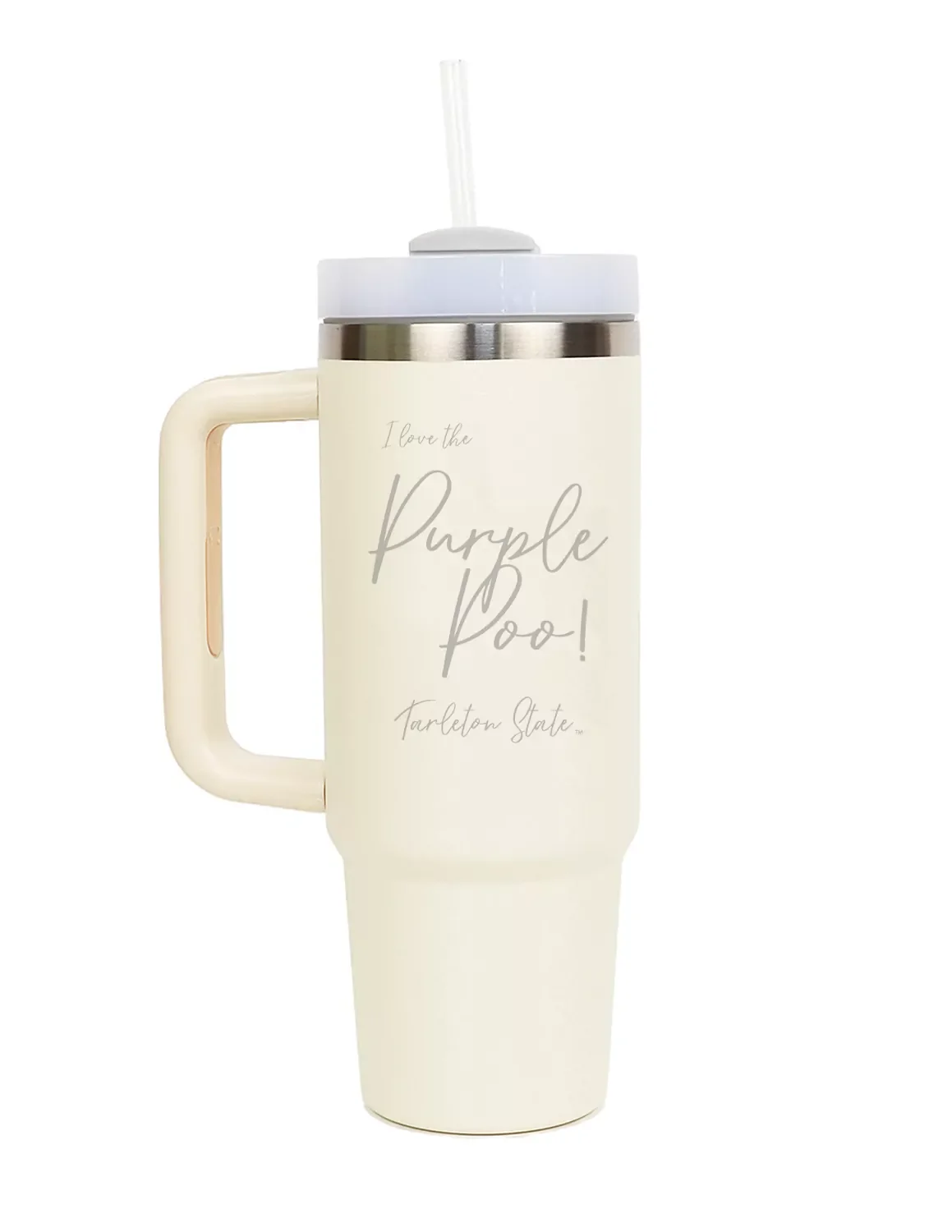 TSU I Love Poo Tumbler - Image 3
