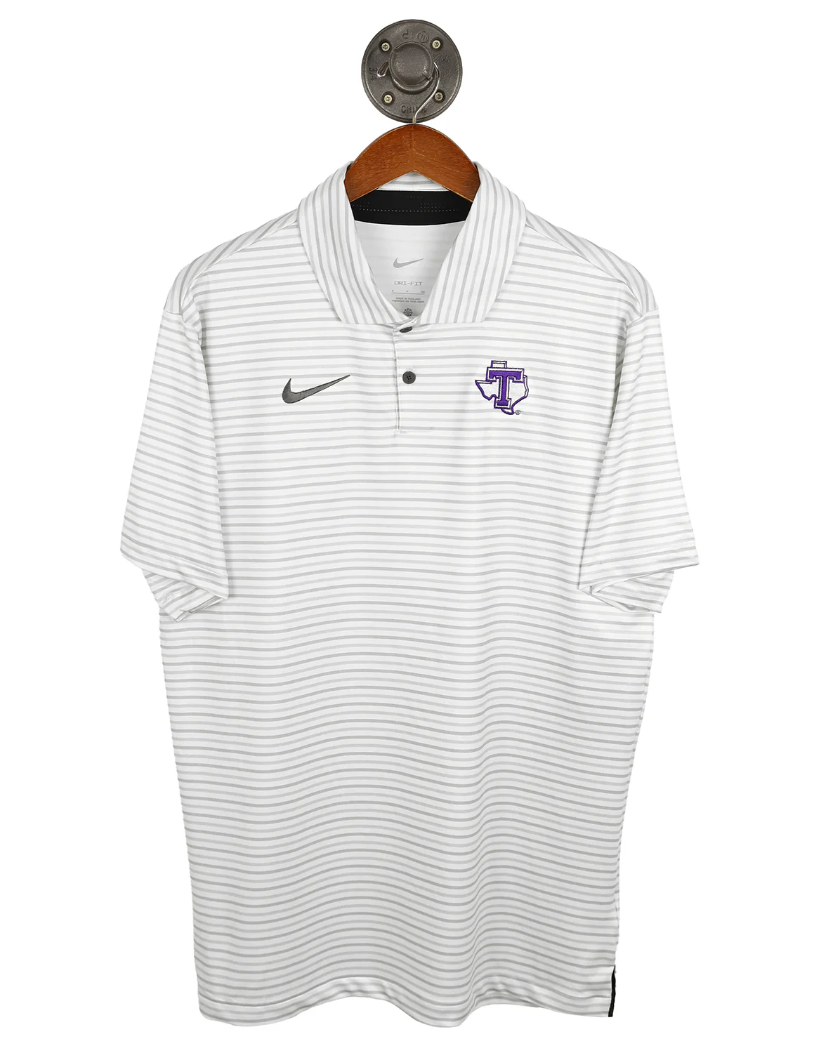 TSU Men's Striped Polo