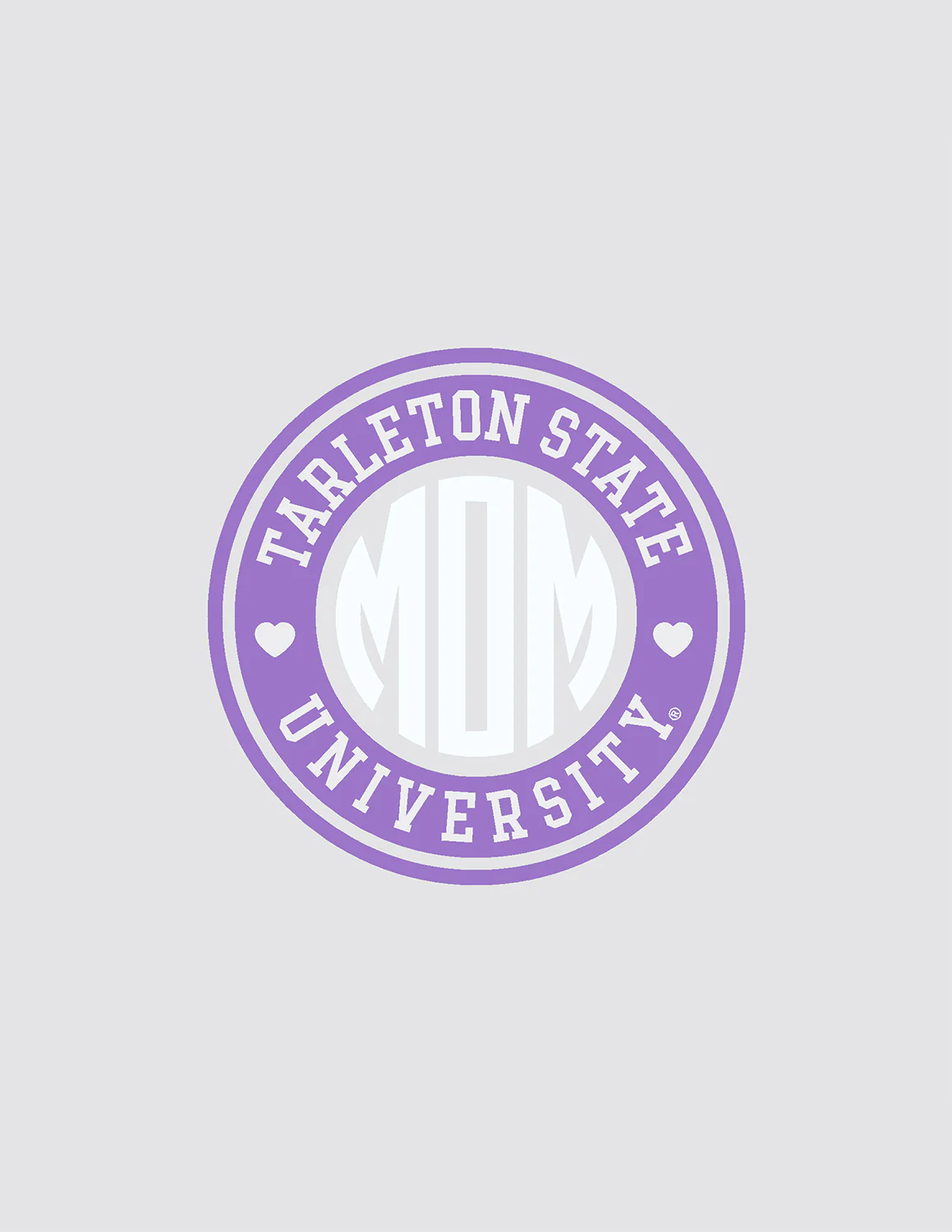 TSU Mom Circle of Love Car Decal - Image 2