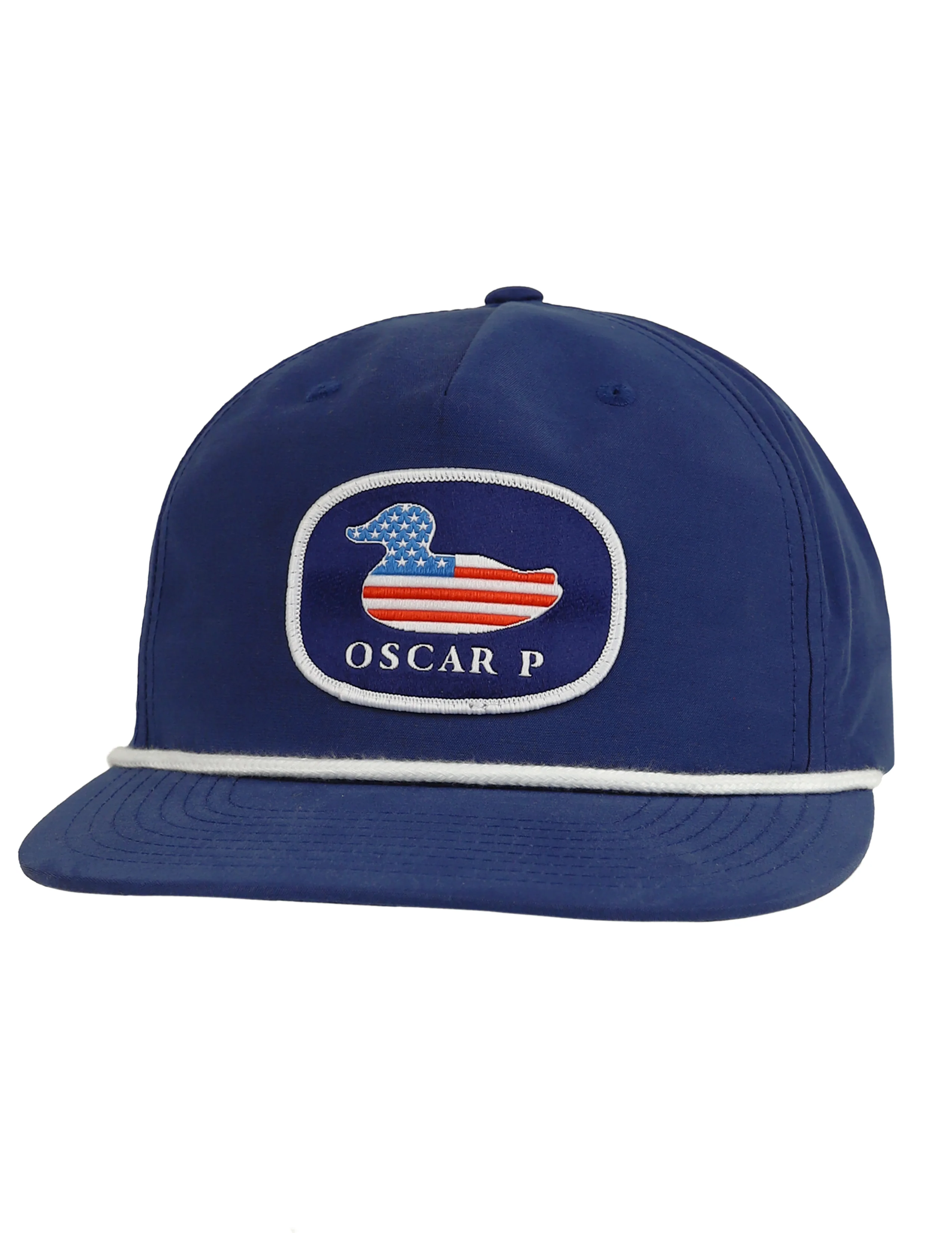 TSU P Oscar P Flag Flat Oval Patch Hat - Image 3