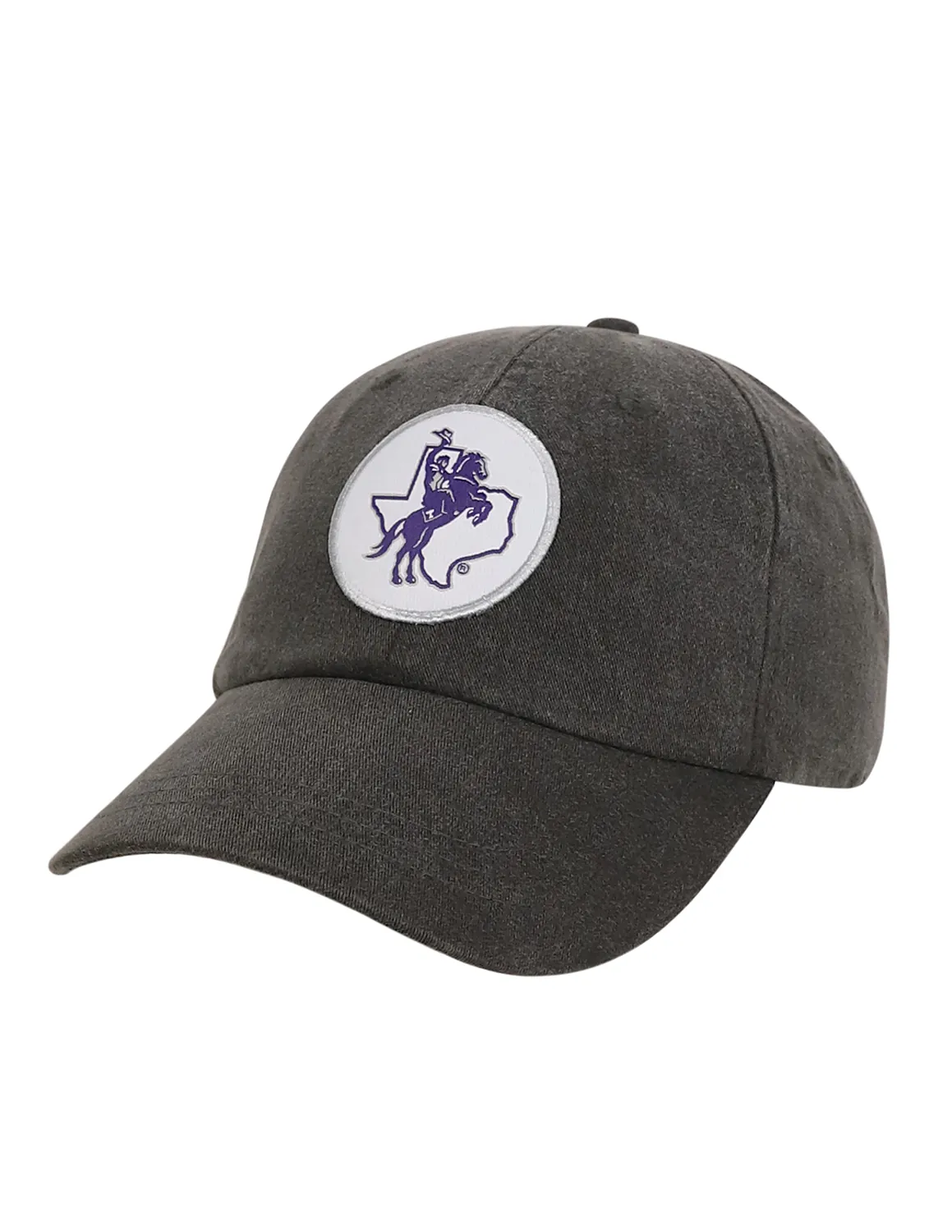 TSU P Texas Rider Circle Patch Hat