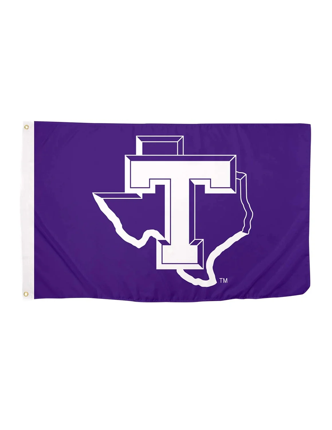 TSU Purple with Block T Flag