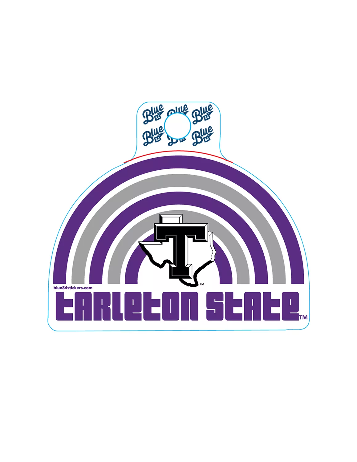 TSU Retro Rainbow Sticker