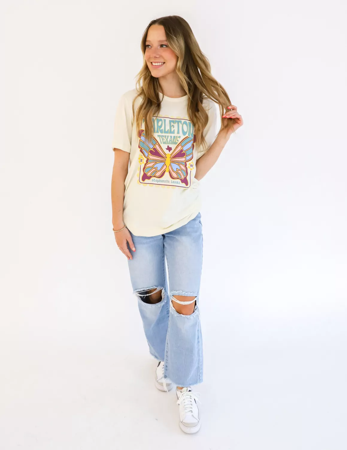 TSU Stained Glass Butterfly Short Sleeve - Image 3