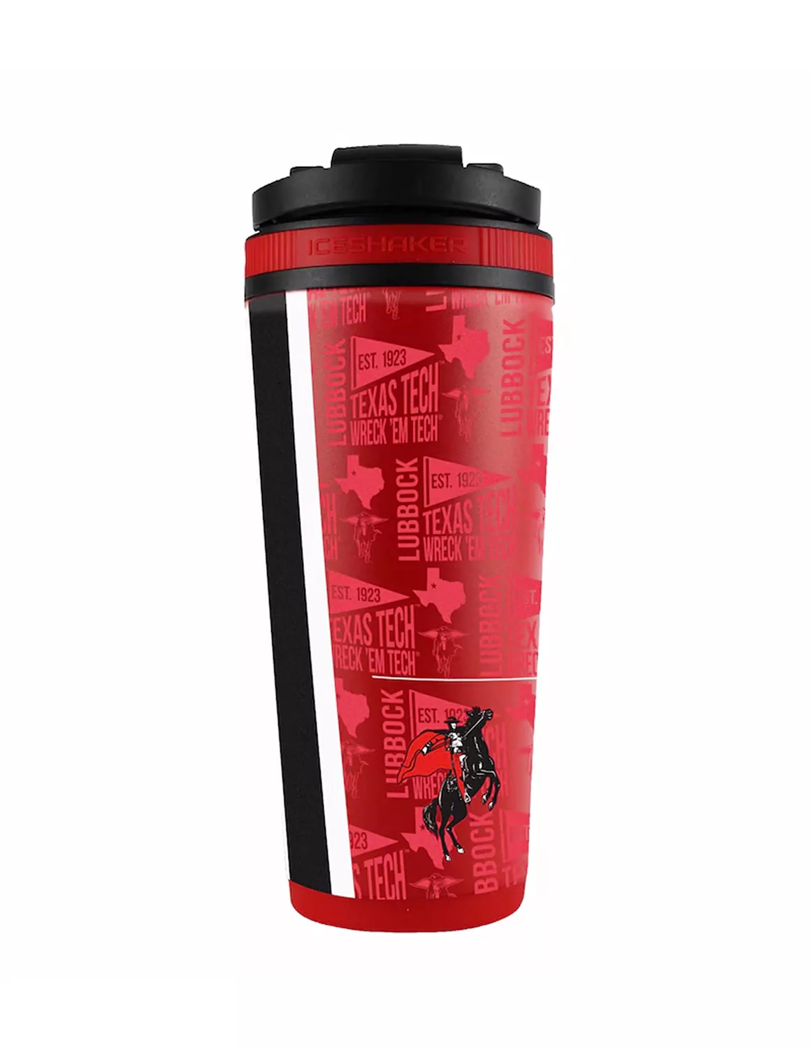 TTU 26oz. Stainless Steel Ice Shaker Bottle - Image 2