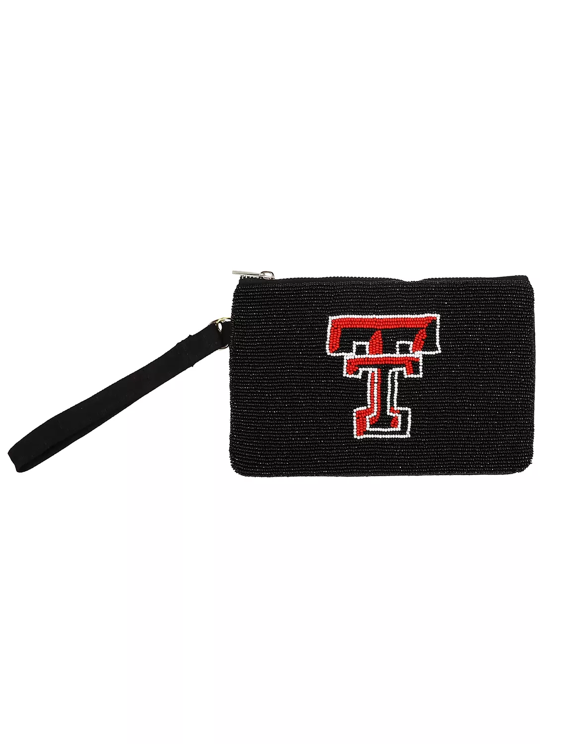 TTU Beaded Wristlet