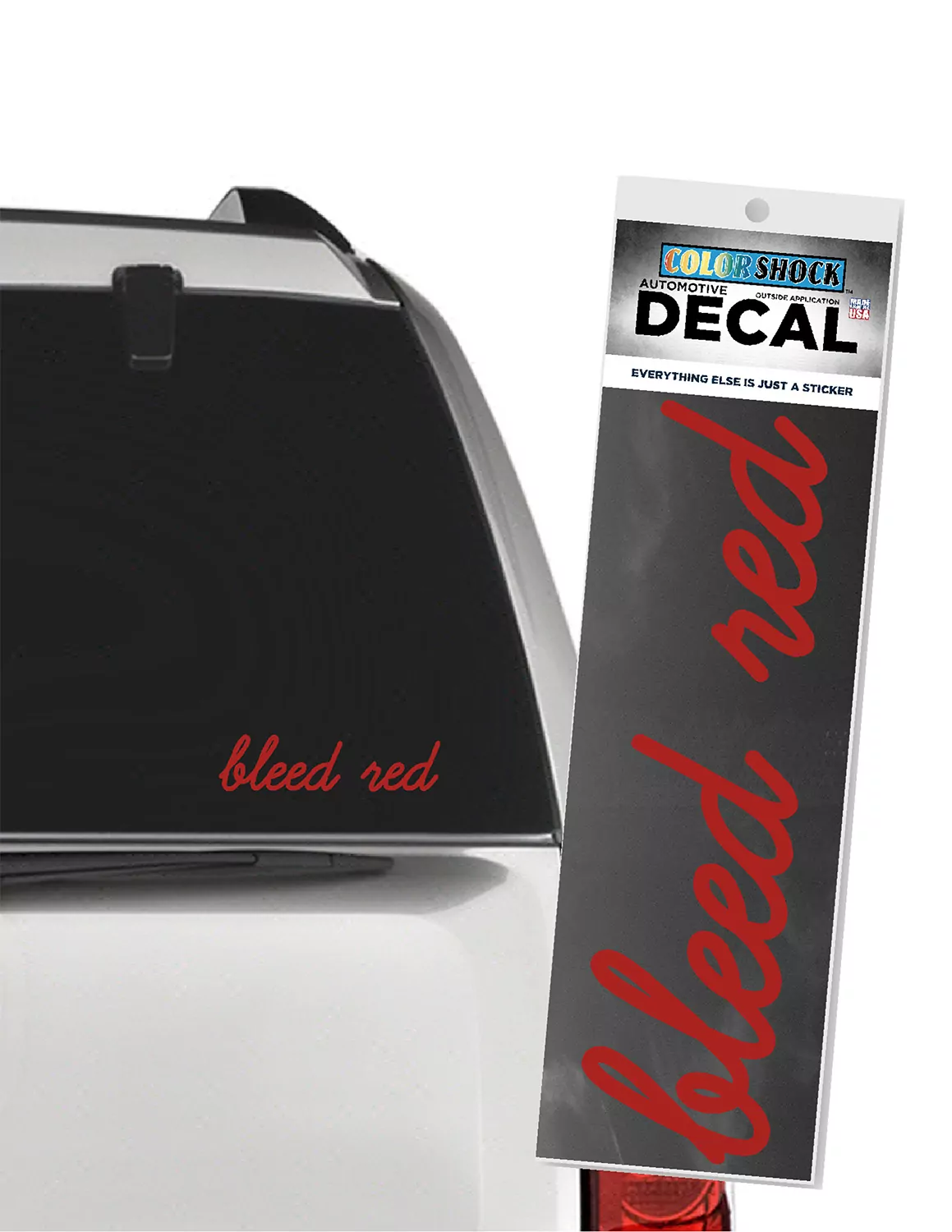 TTU Bleed Red Decal