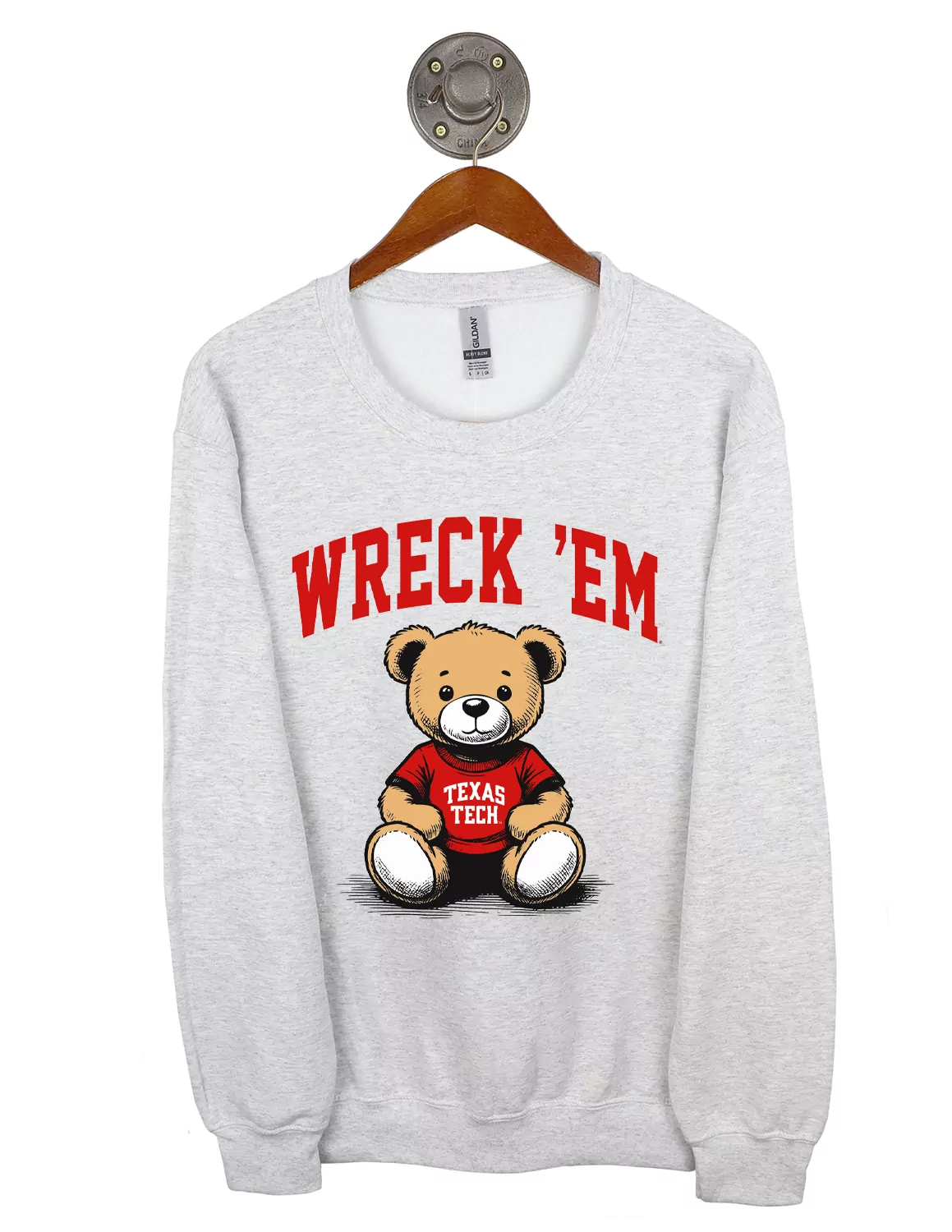TTU Collegiate Bear Crewneck