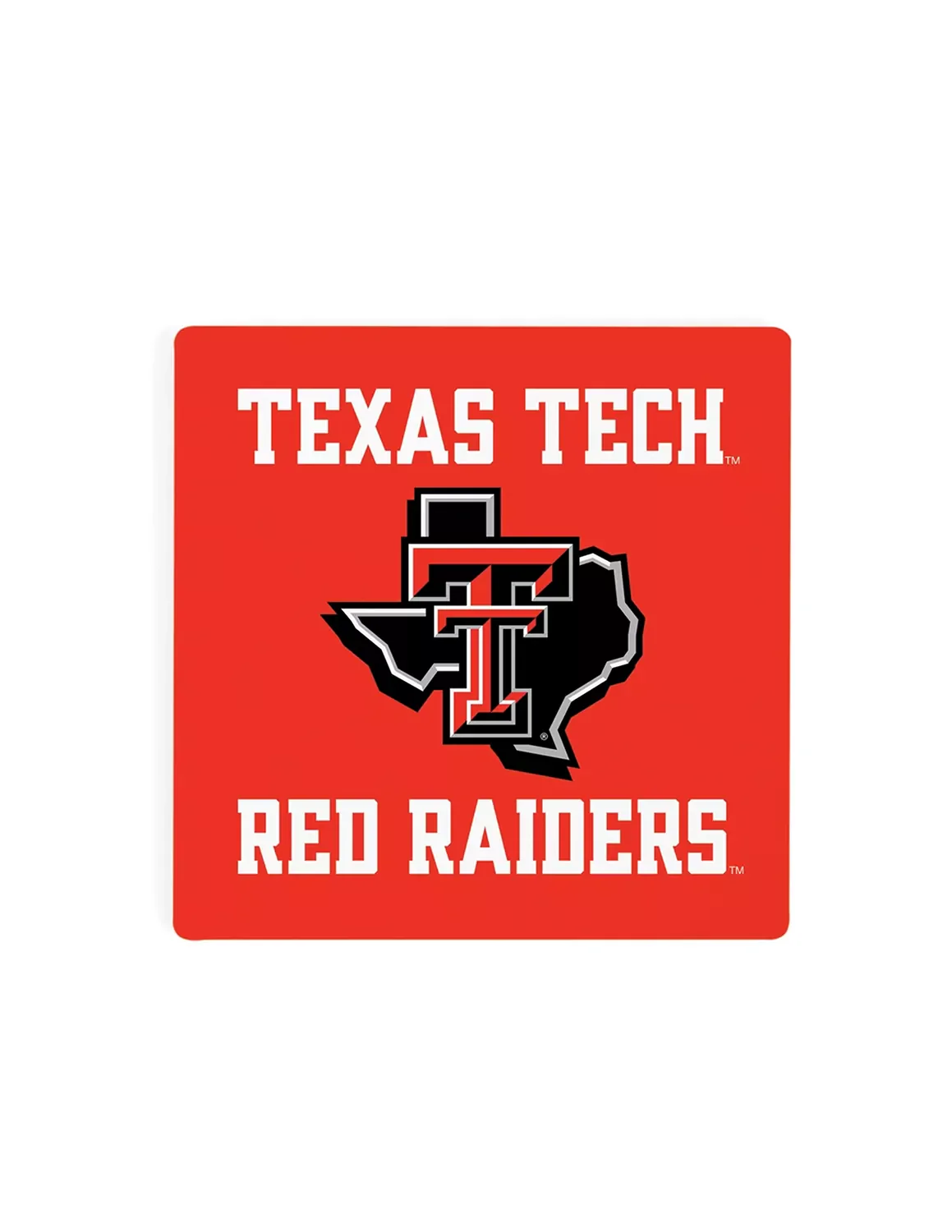 TTU Color Logo Coaster