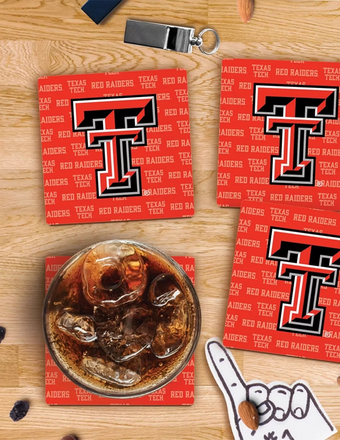 TTU Color Logo Coaster - Image 2